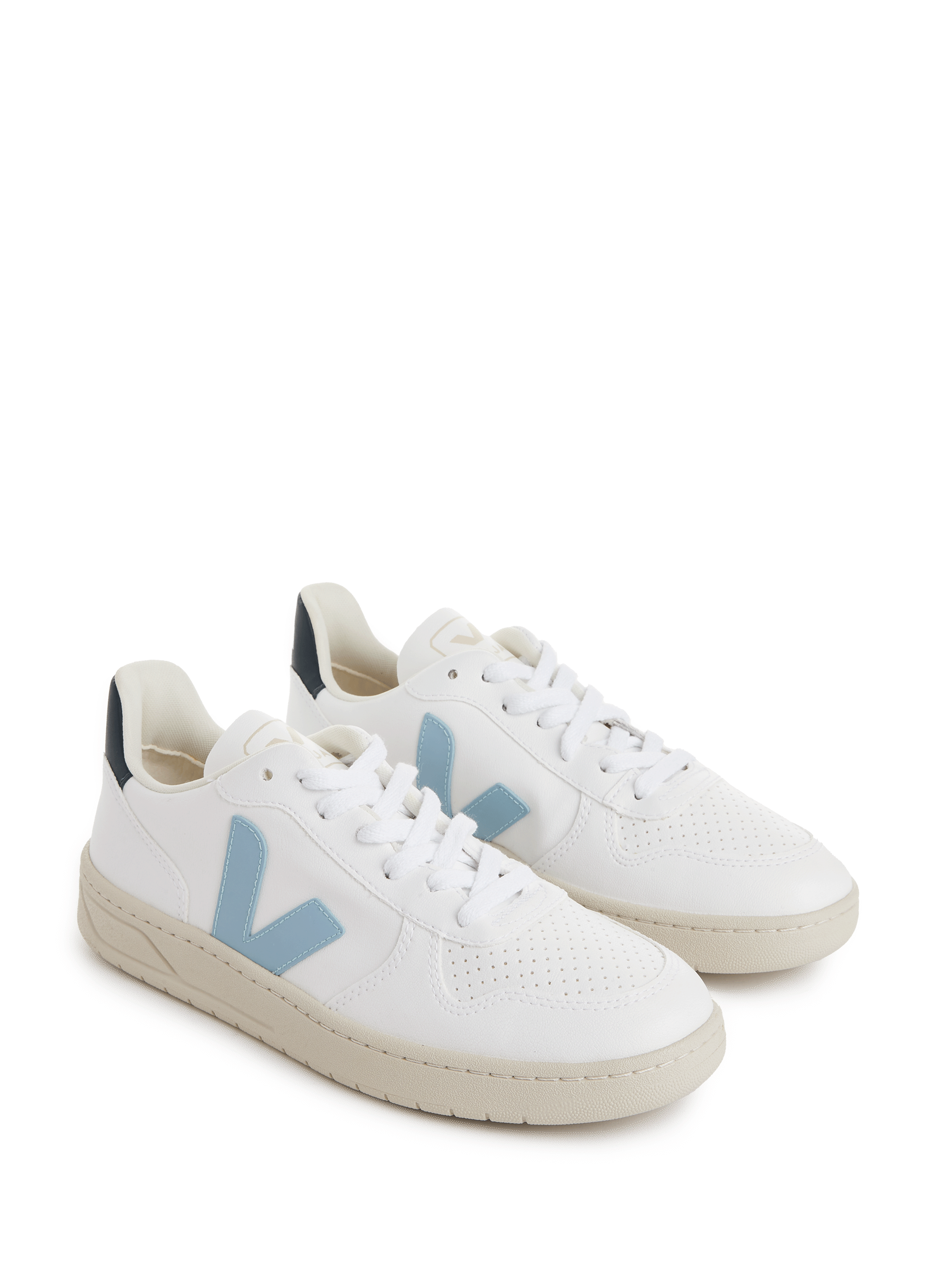 Baskets V-10 en cuir