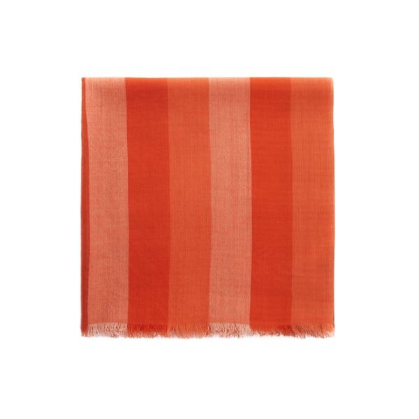 Foulard rayé en laine Foulard rayé en laine