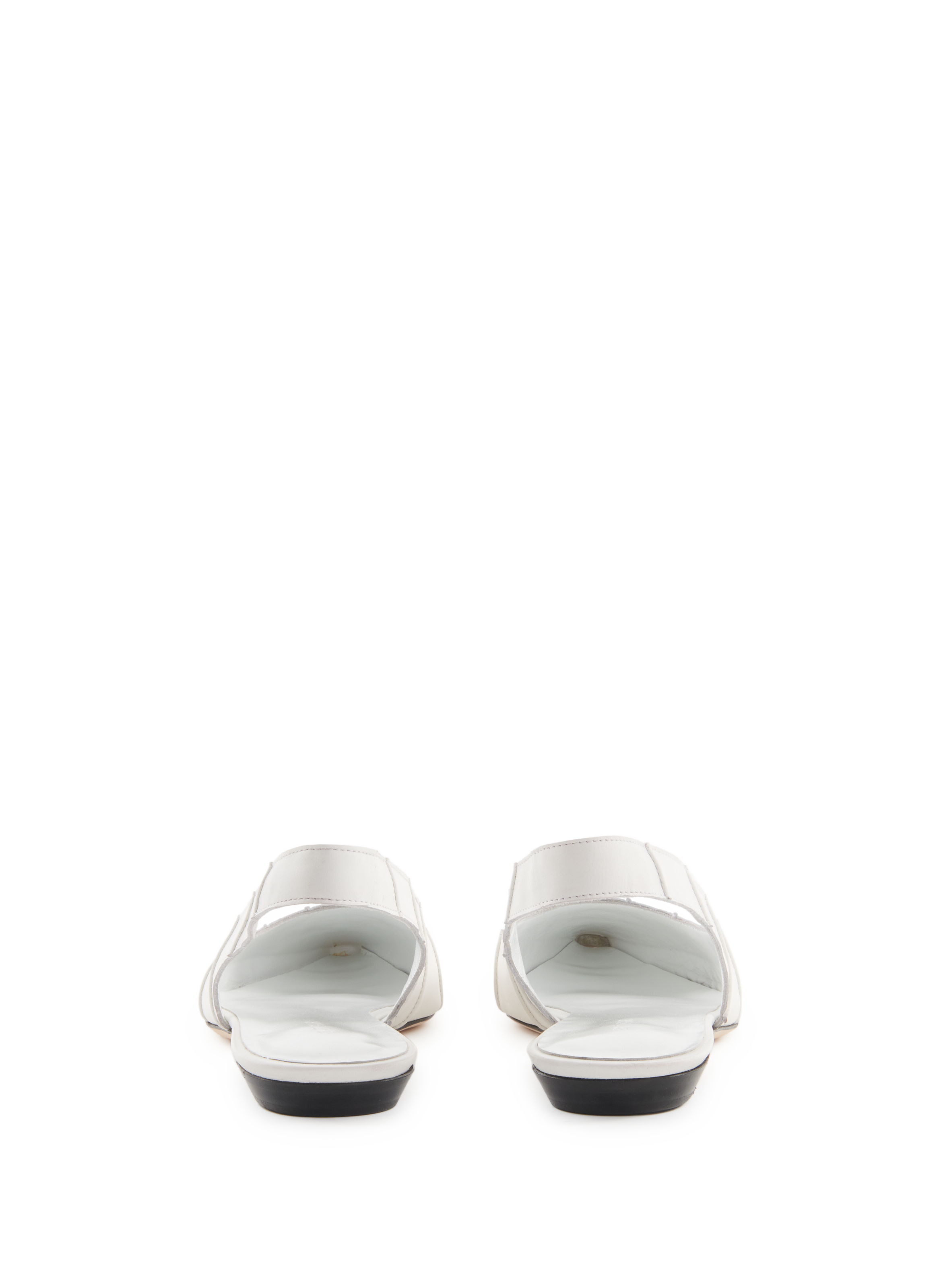 Ballerines à cuir  BY FAR Blanc