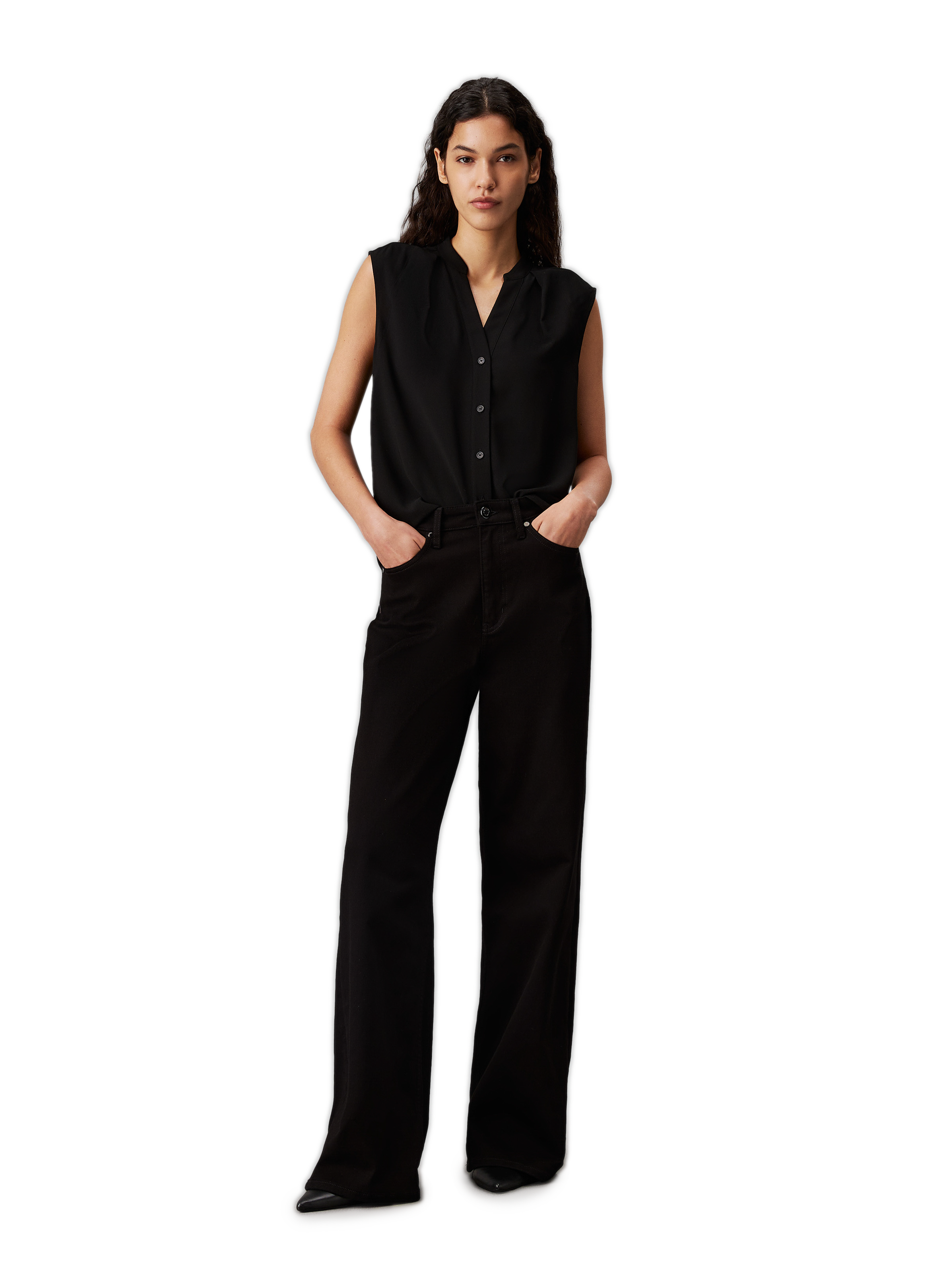 Plain blouse CALVIN KLEIN Black