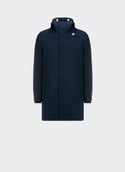 Parka mi-longue à capuche  Blue depht