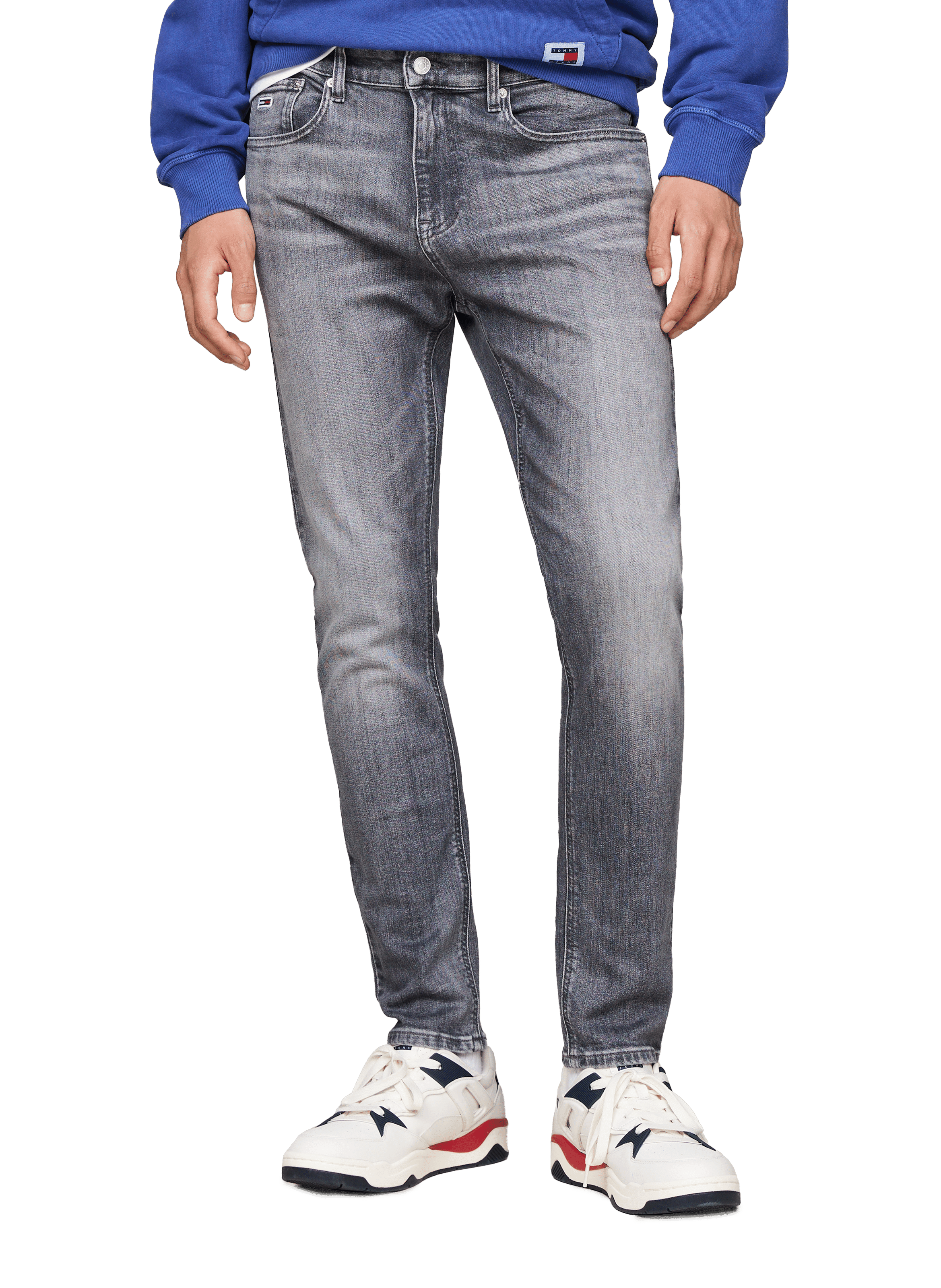Jean slim  TOMMY HILFIGER Gris