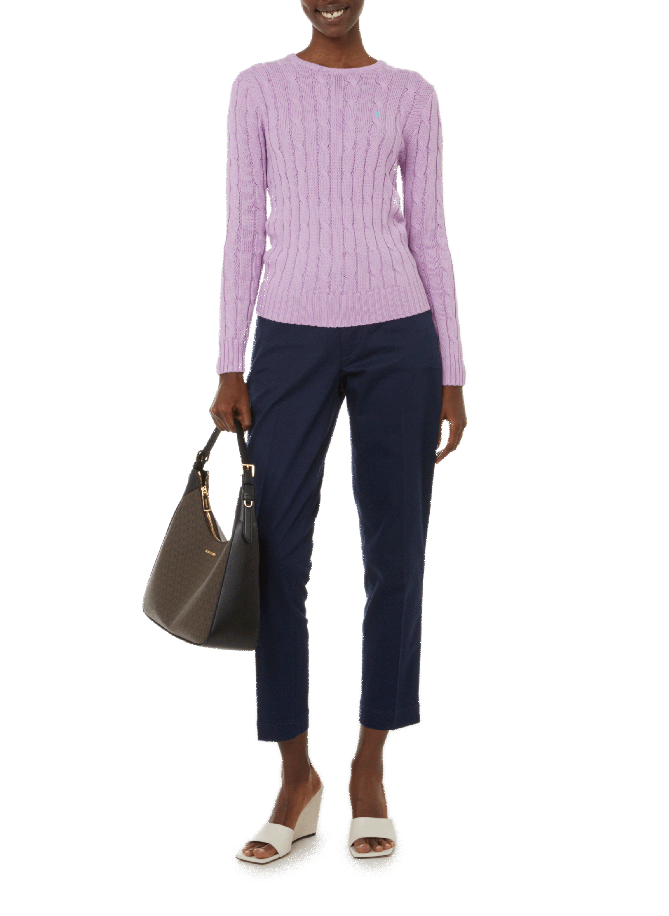 Slim-fit stretch cotton chinos POLO RALPH LAUREN Blue