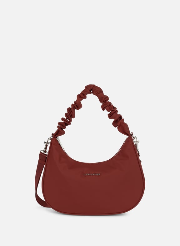 M hobo bag - Basic Chouchou Red by LANCASTER LANCASTER M hobo bag - Basic Chouchou Red