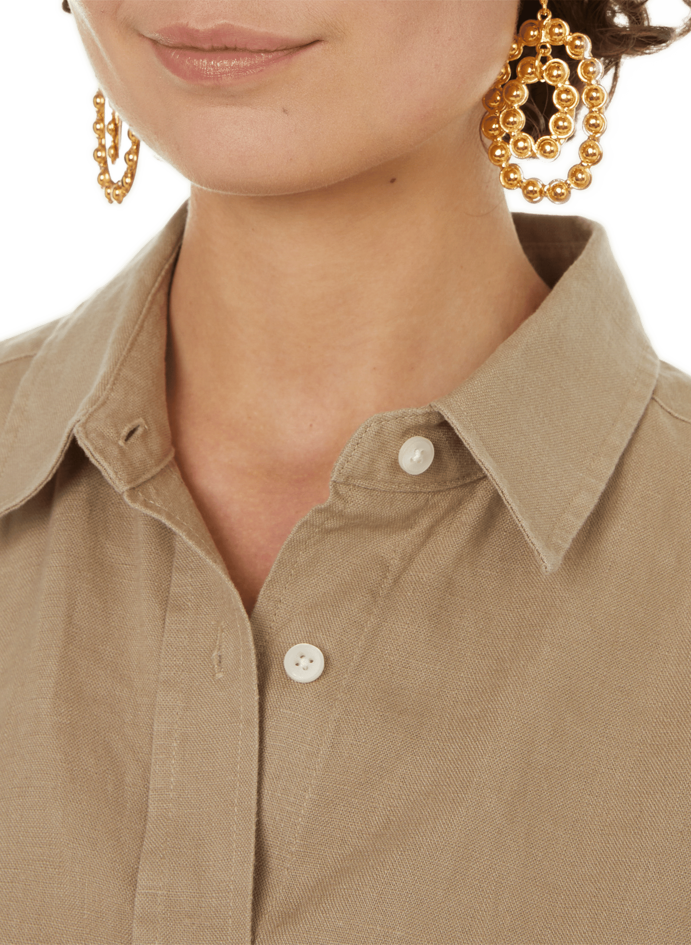 Salova linen shirt SAMSOE SAMSOE Beige