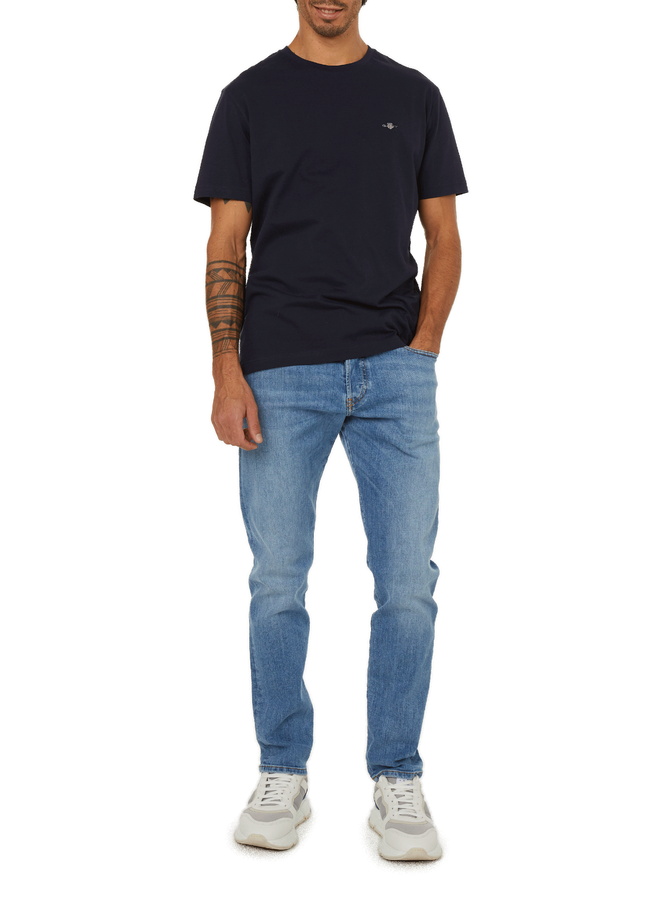 T-shirt en coton GANT Bleu