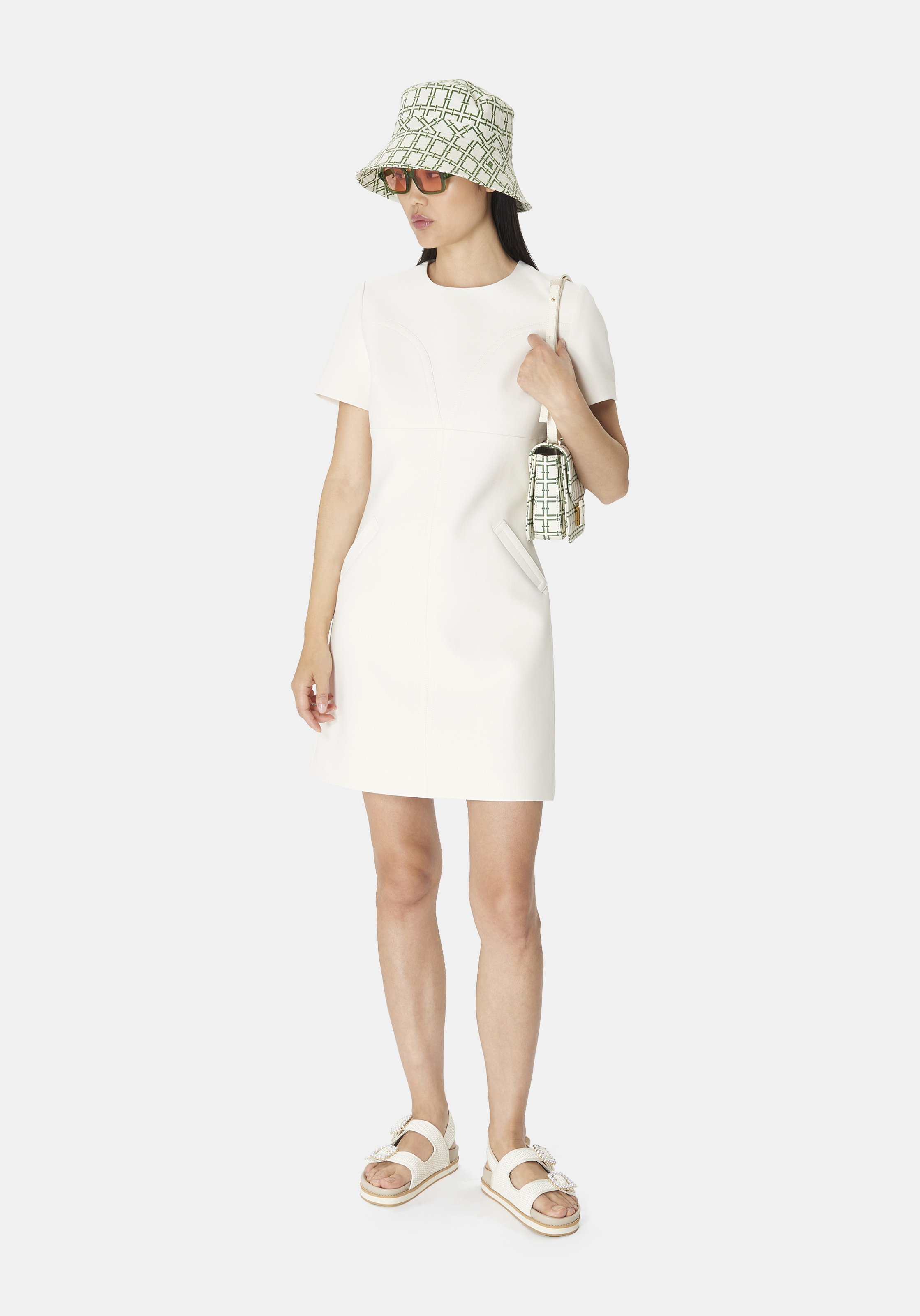 Robe rehane TARA JARMON Blanc