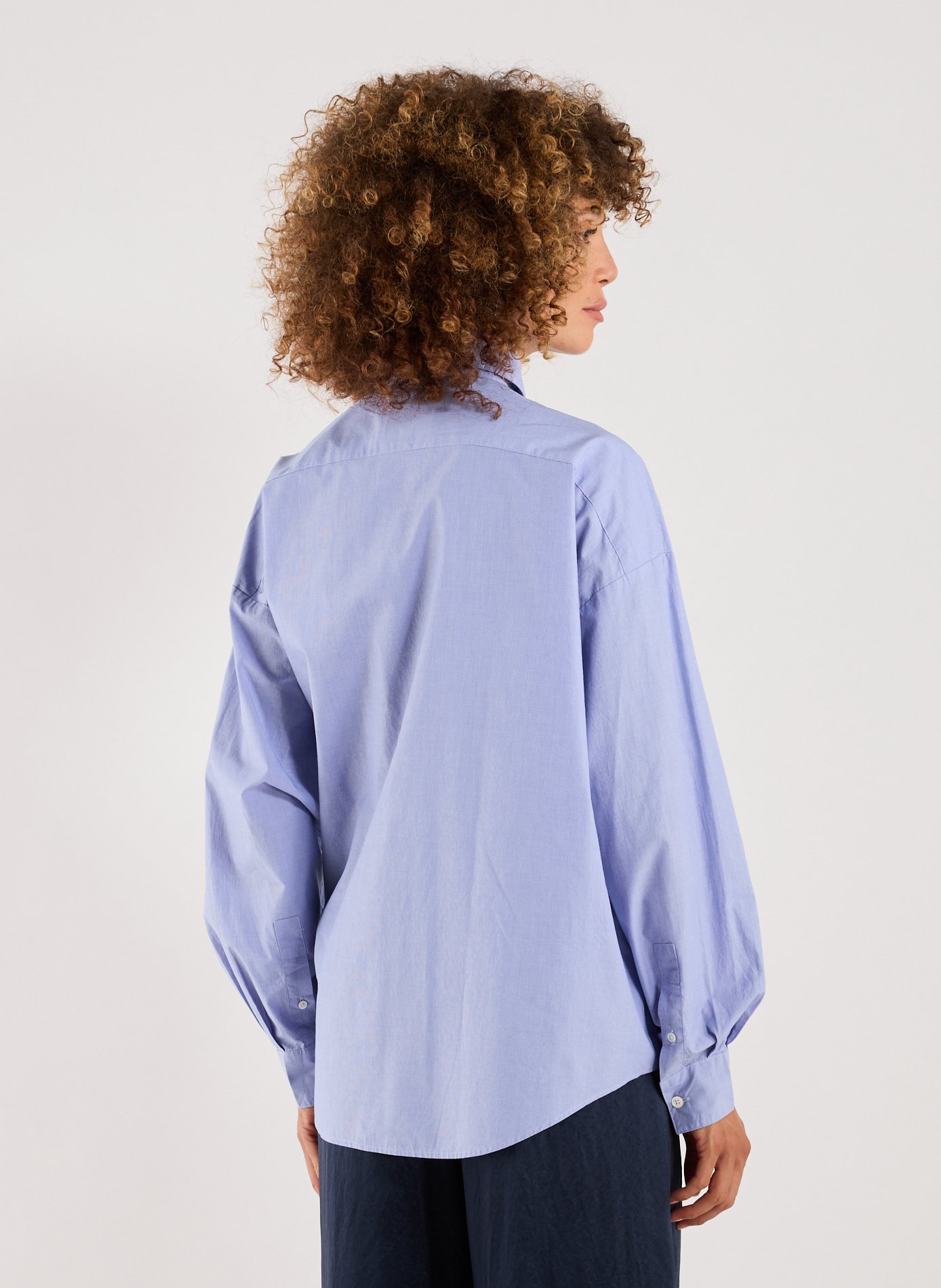 Chemise ample rayée en coton BELLEROSE Bleu
