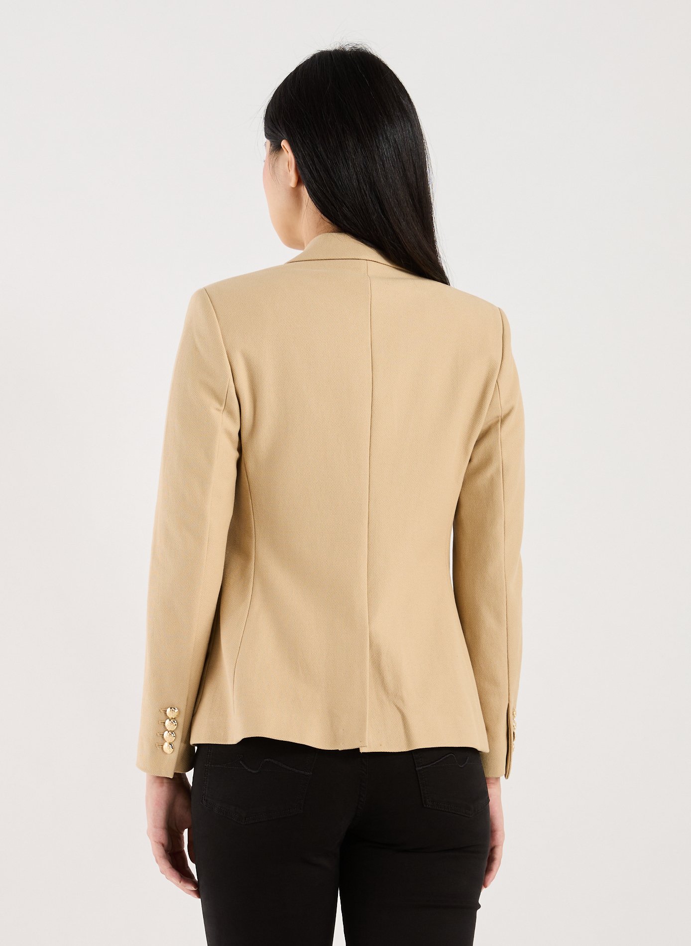 Blazer en coton LAUREN Beige