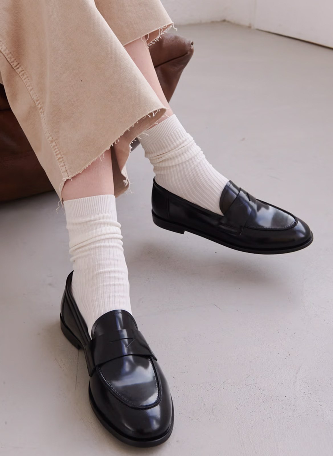 Mocassins en cuir thelma JONAK Noir