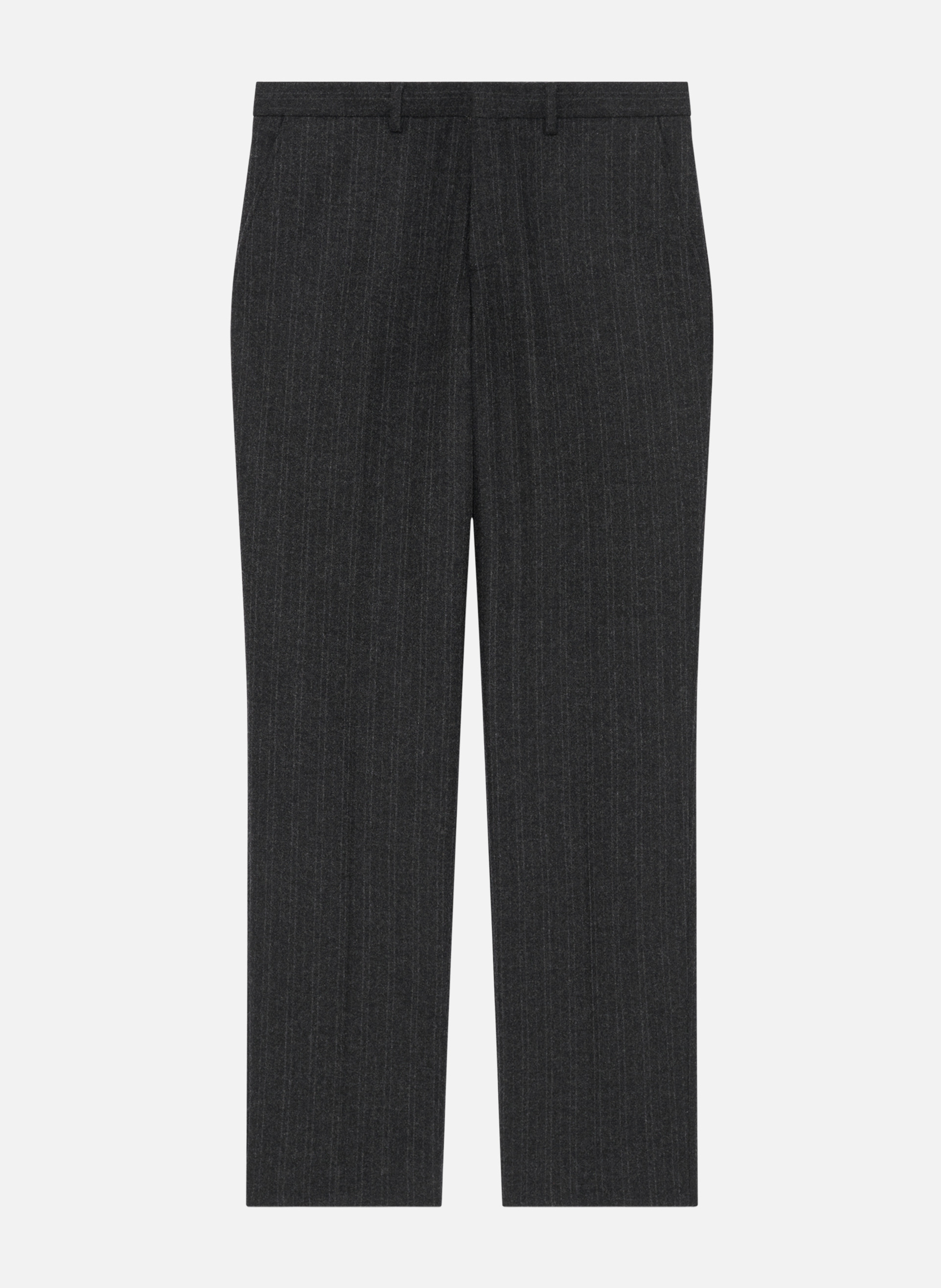 Pantalon de costume droit à fines rayures THE KOOPLES Gris