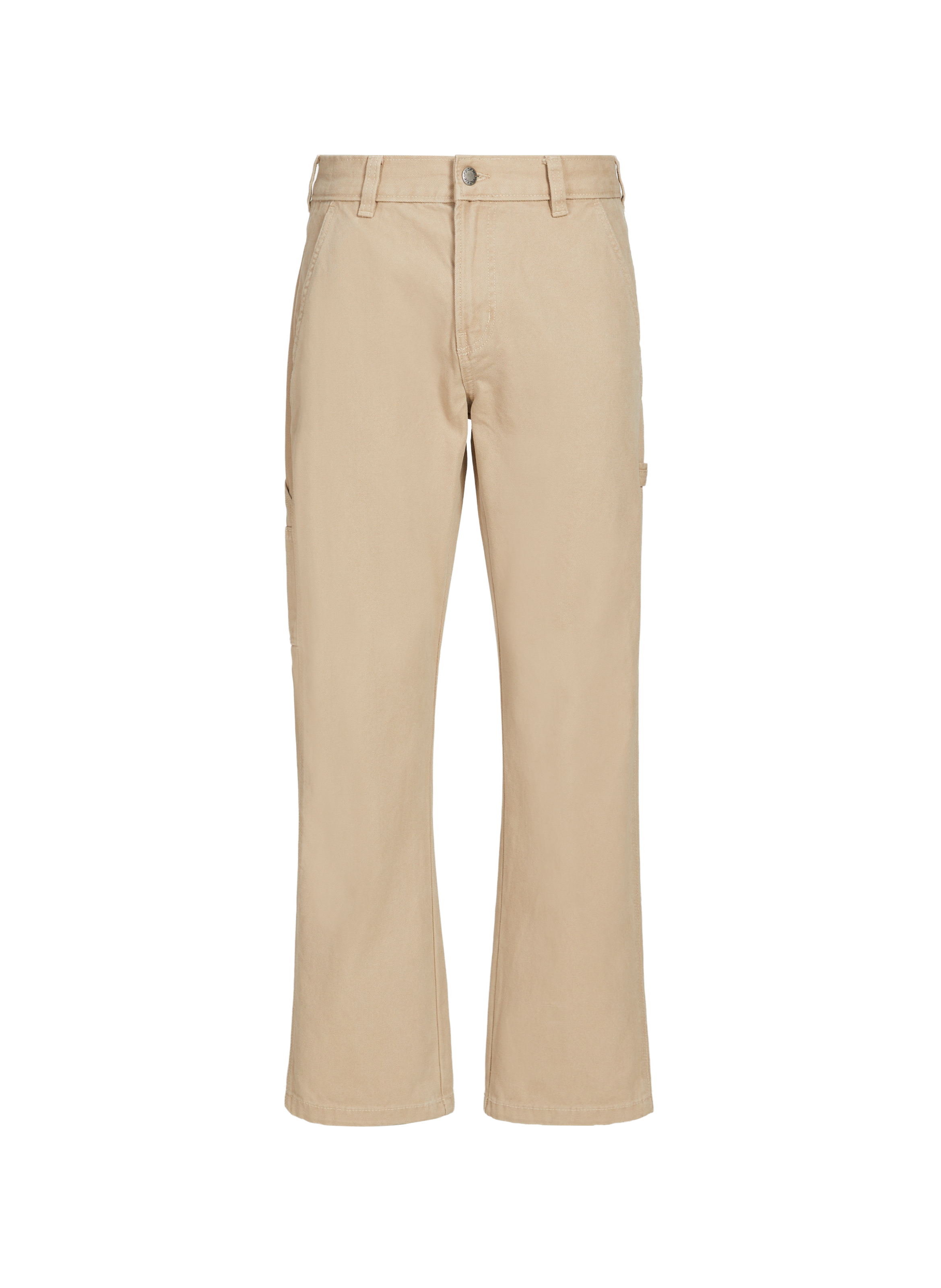 Straight cotton trousers DICKIES Beige