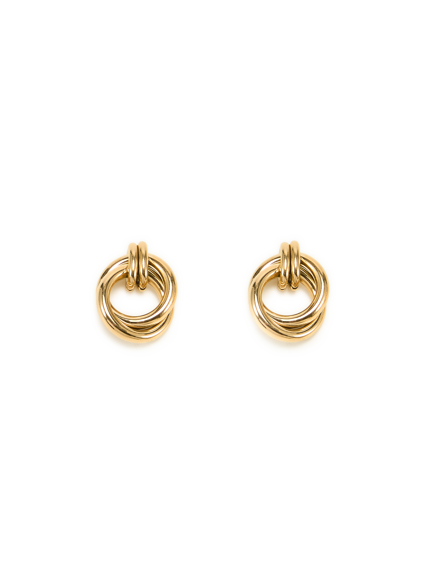 Mini hoop earrings AU PRINTEMPS PARIS Golden