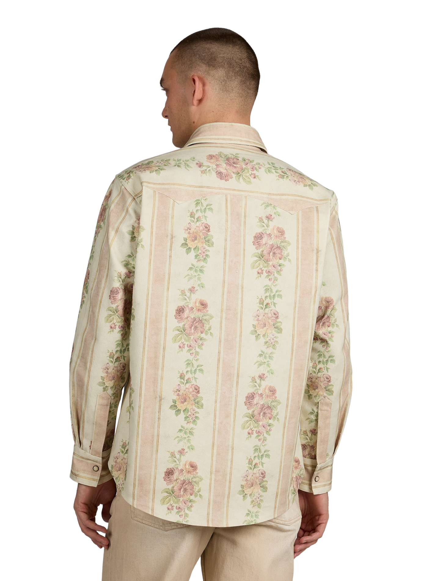 Classic collar cotton overshirt BENJAMIN BENMOYAL White