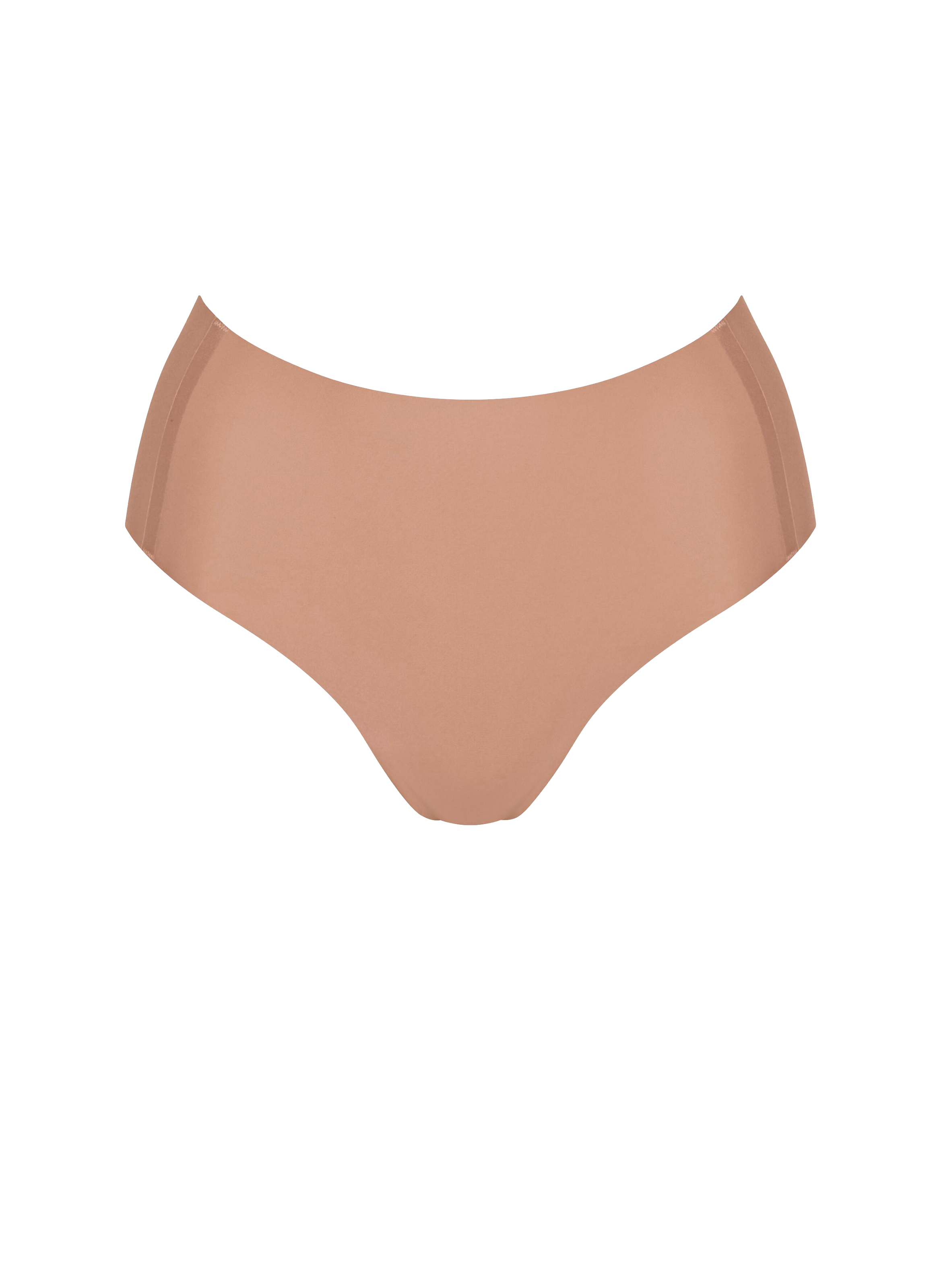 High-waisted solid color culottes SLOGGI Brown