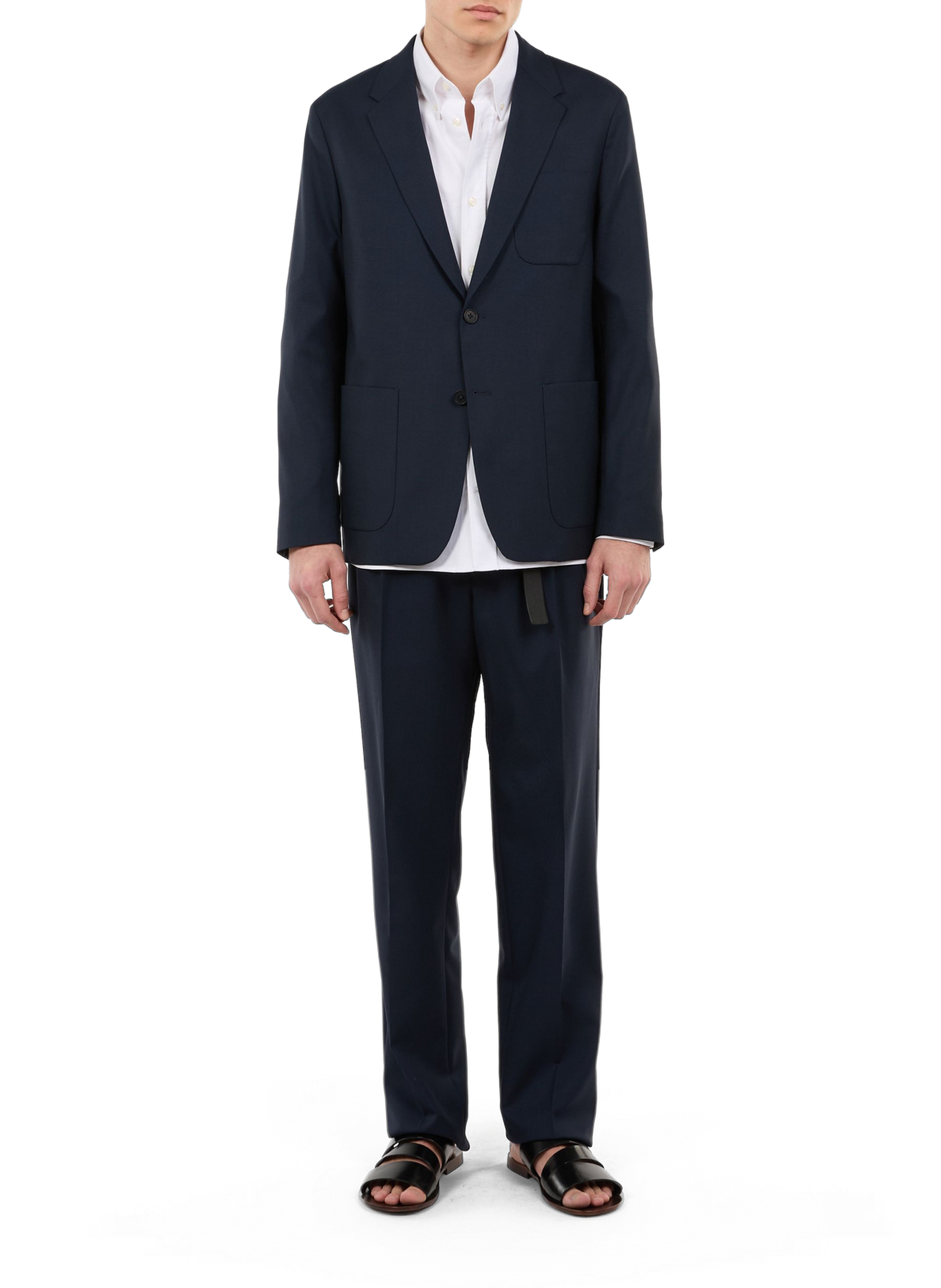 Blaze Hack V in virgin wool SAISON 1865 Blue