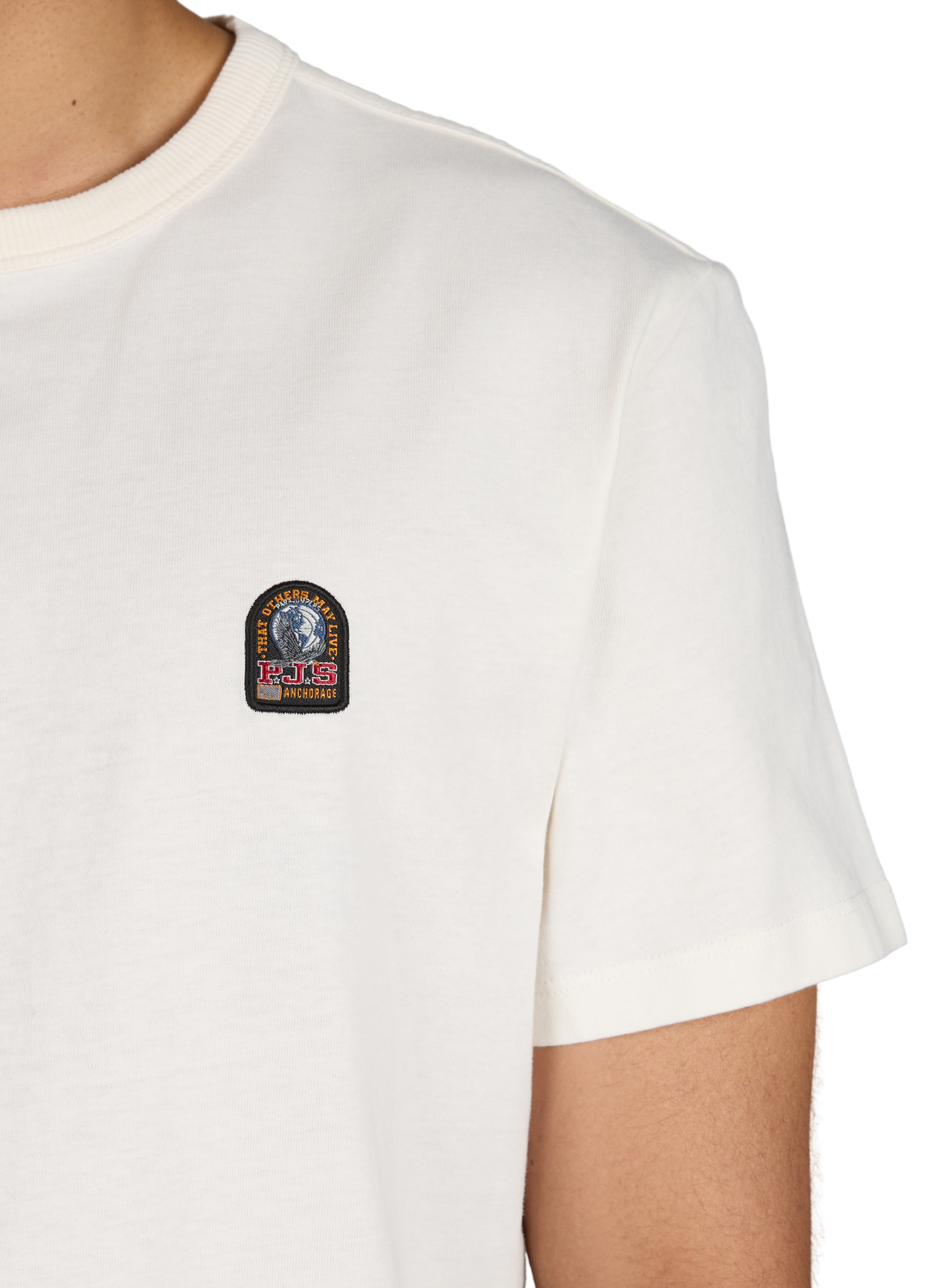 Round-neck cotton Elio T-shirt PARAJUMPERS White