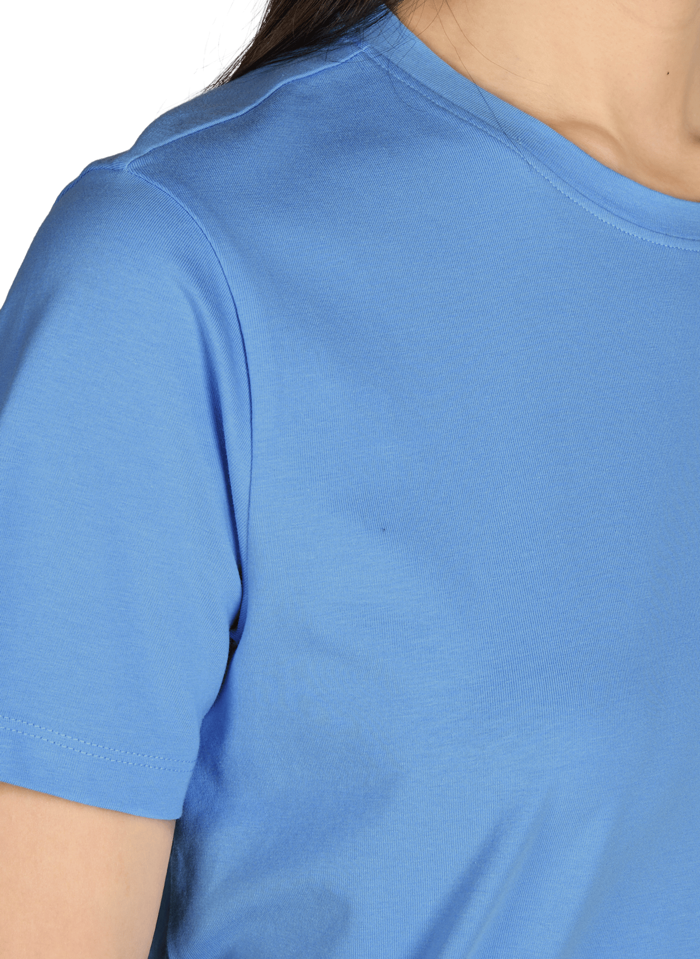 T-shirt Vinora en coton mélangé VILA Bleu