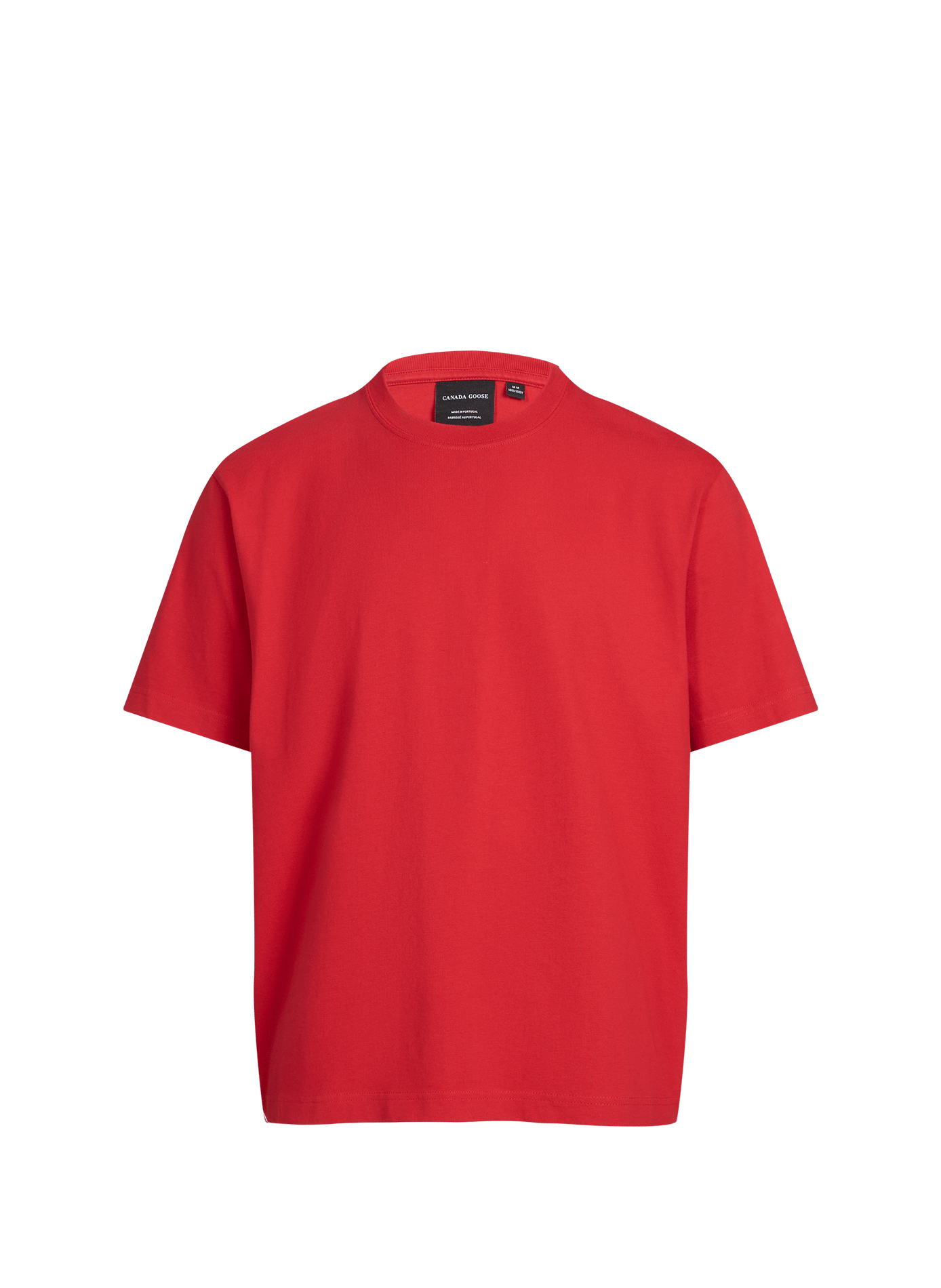 Tee-shirt col rond en coton CANADA GOOSE Rouge
