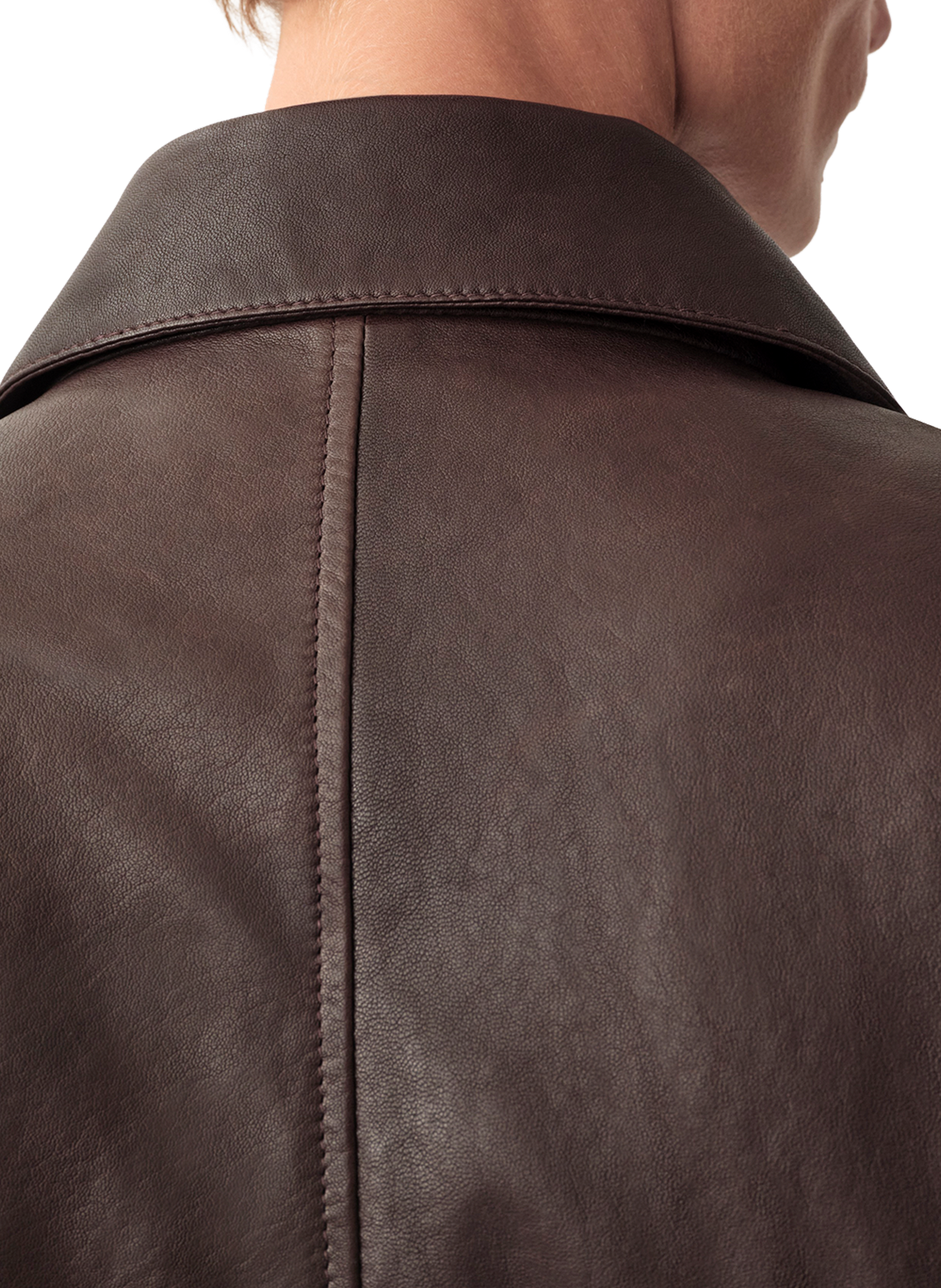 Johnson leather jacket CK COLLECTION Brown