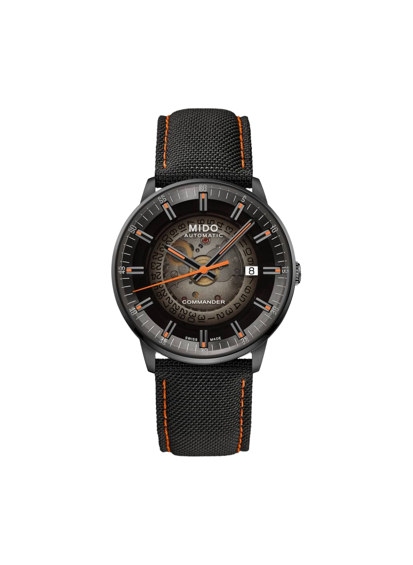 Montre Commander Gradient en acier inoxydable MIDO Noir