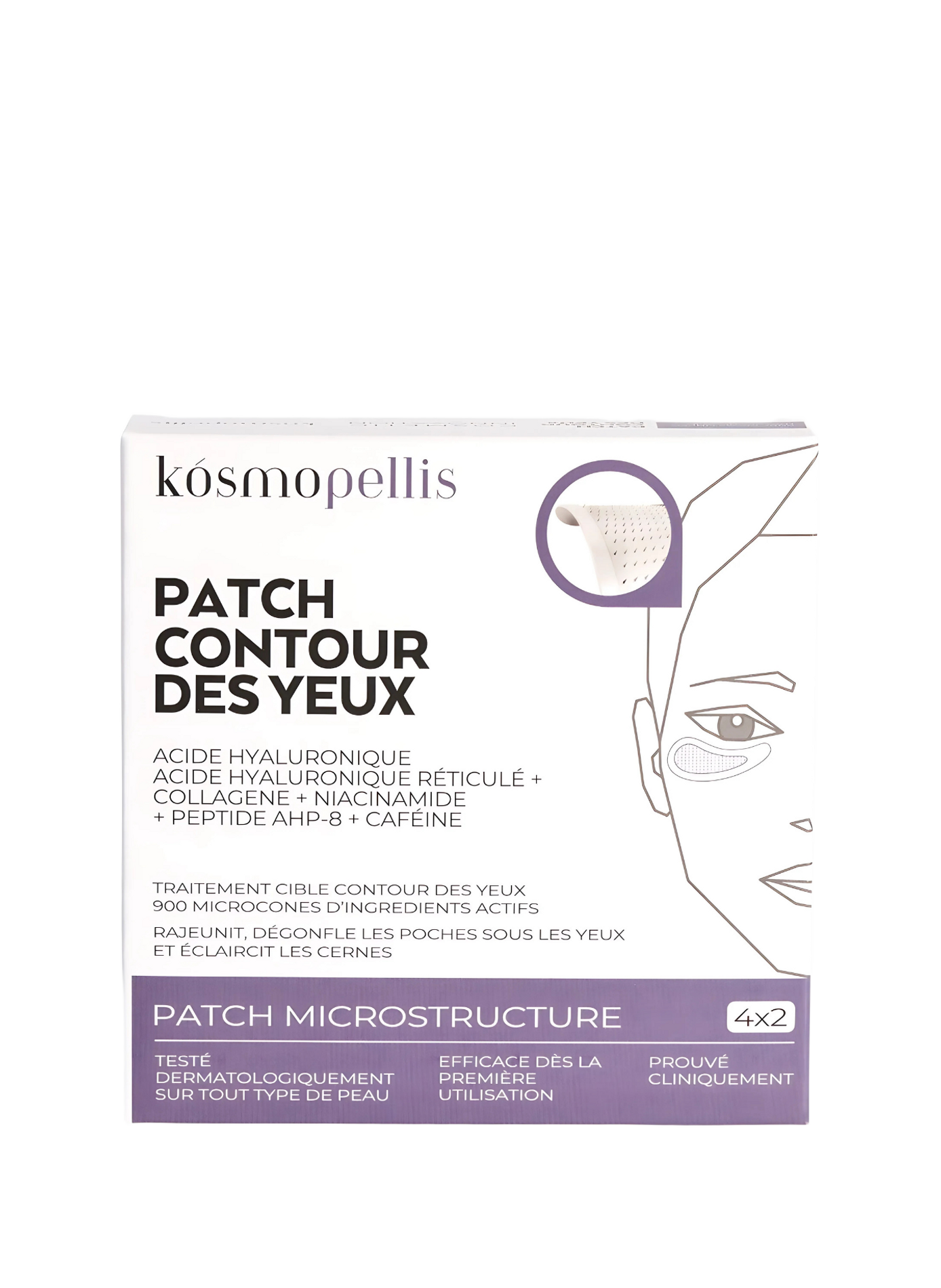 Patch Contour des Yeux Microneedling KOSMOPELLIS No color