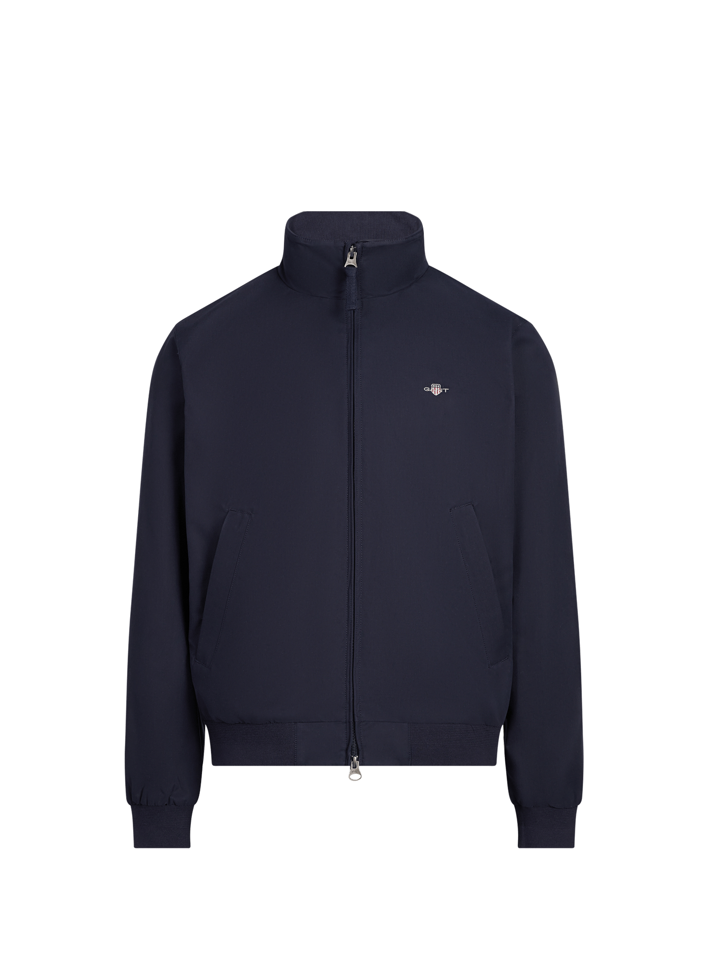 Blouson droit en coton mélangé GANT Bleu