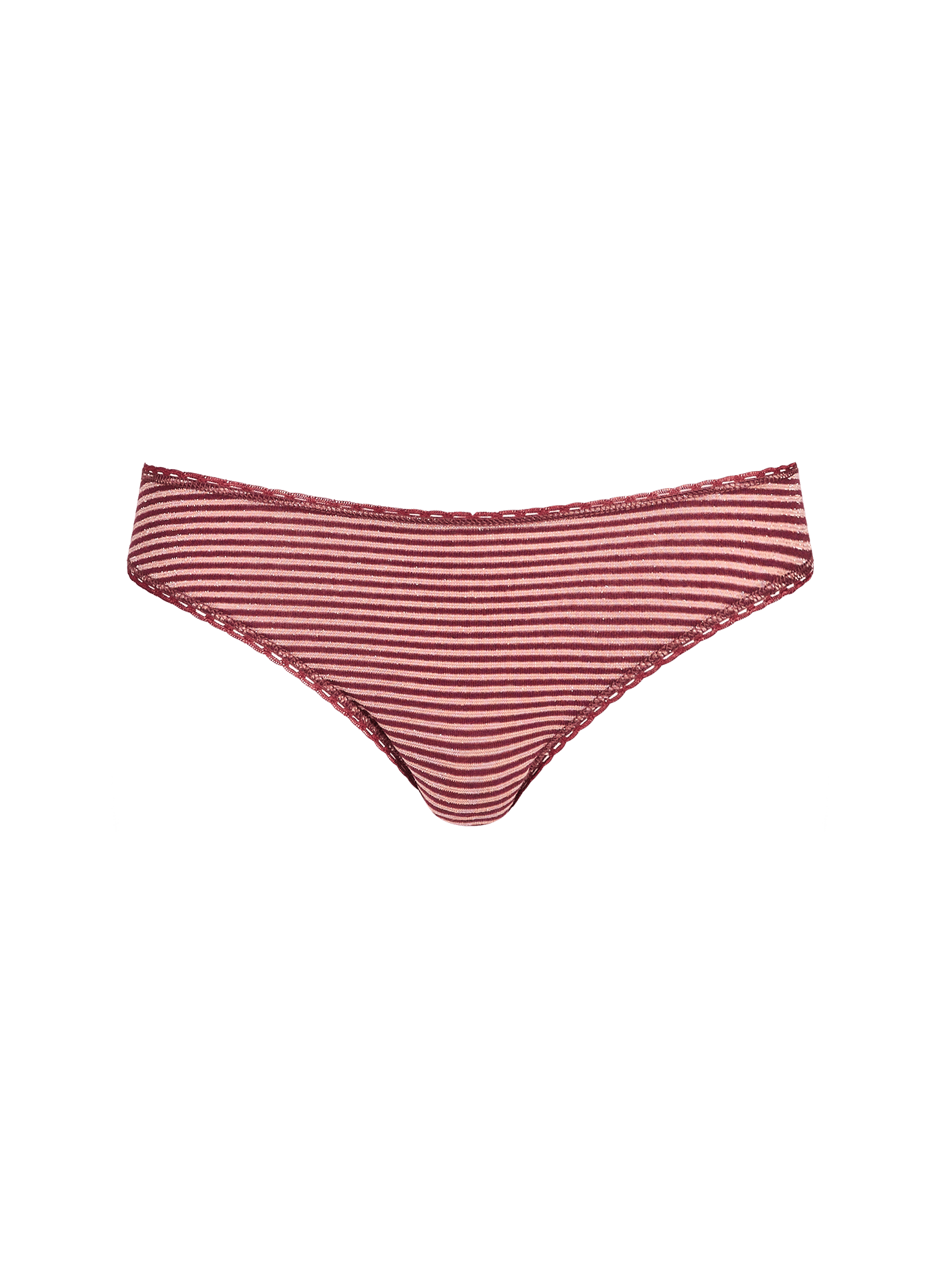 Shiny Striped Culottes MOMONI Red