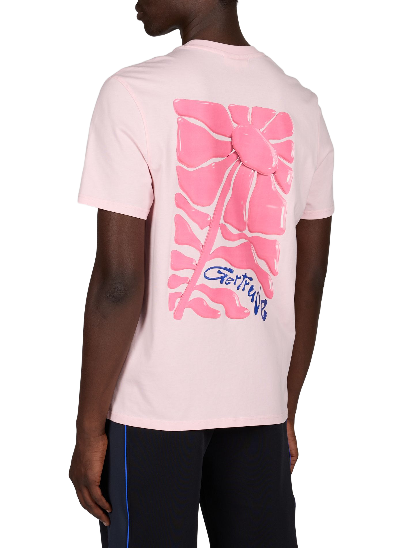 Printed cotton T-shirt GERTRUDE ET GASTON Pink