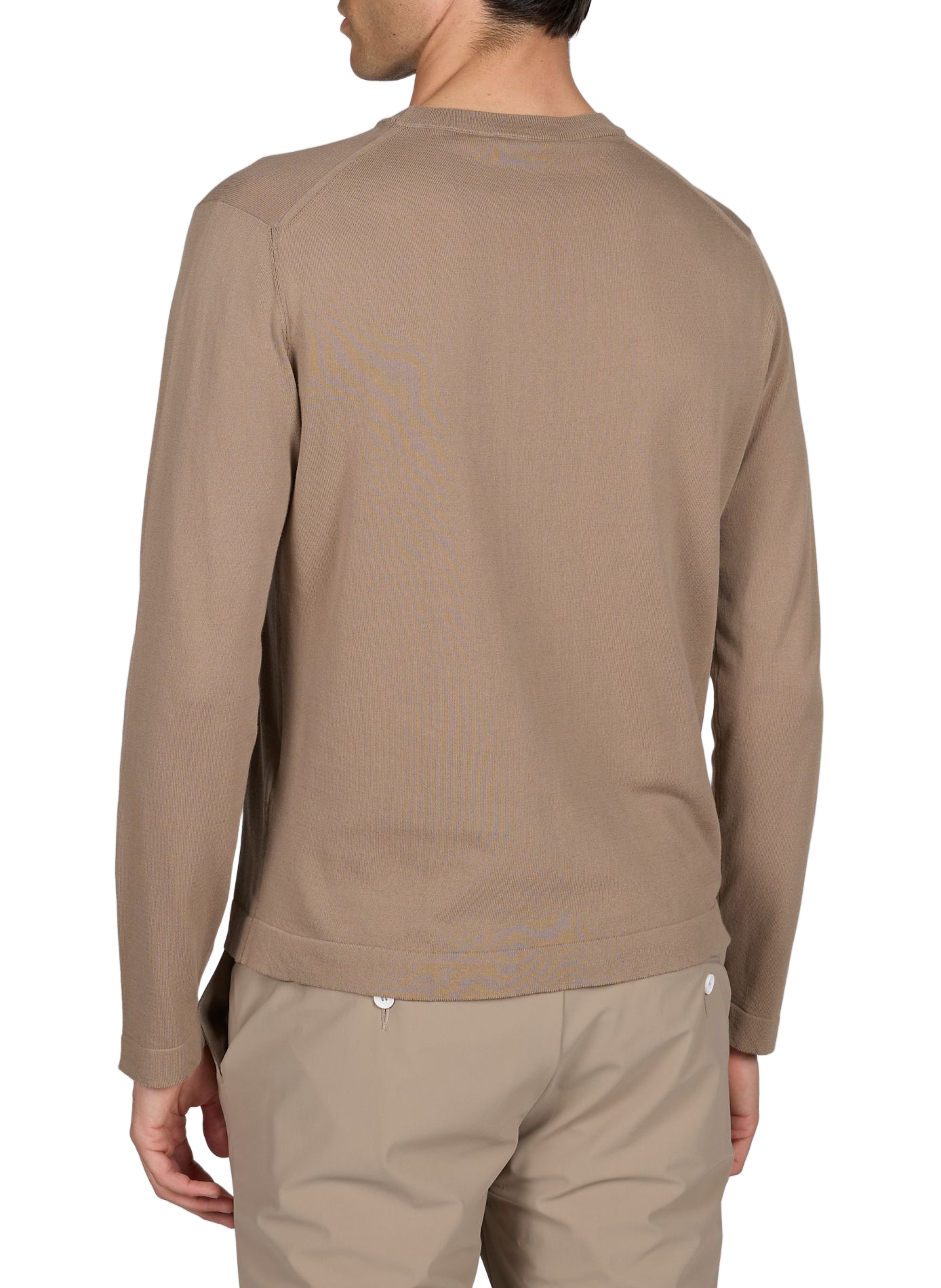 Straight cotton jumper CRUNA Beige