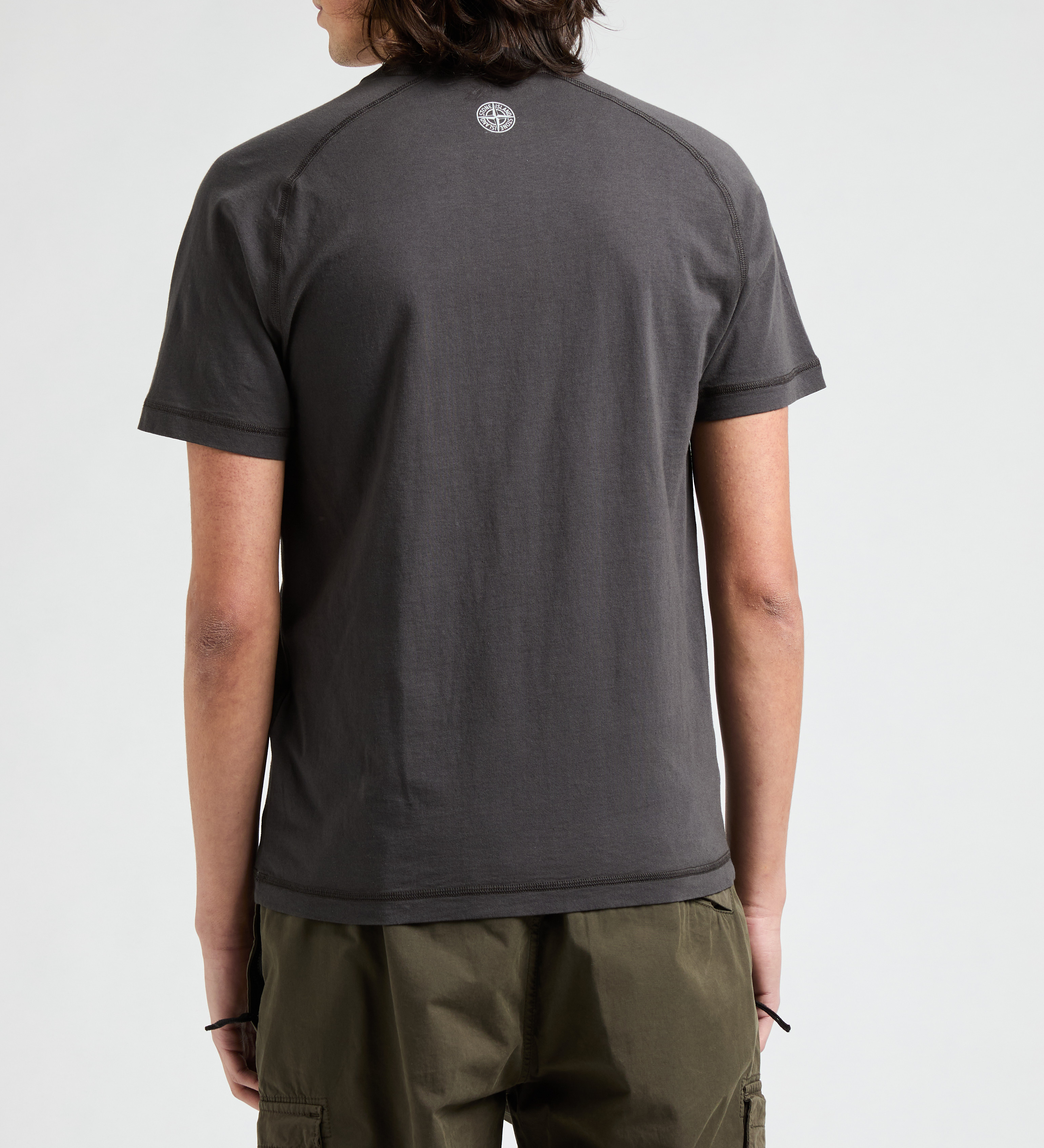 T-shirt en coton STONE ISLAND Gris