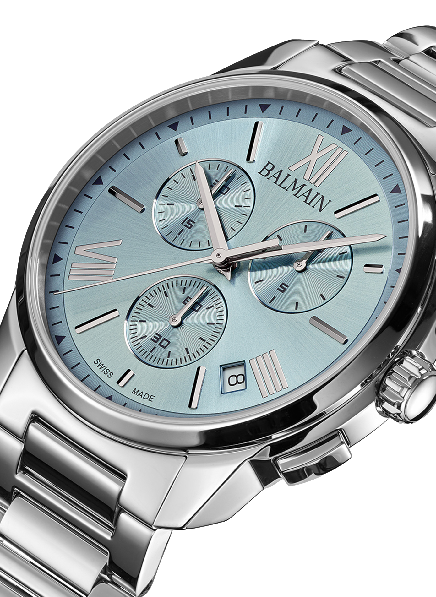 Montre quartz Madrigal en acier inoxydable BALMAIN WATCHES Bleu