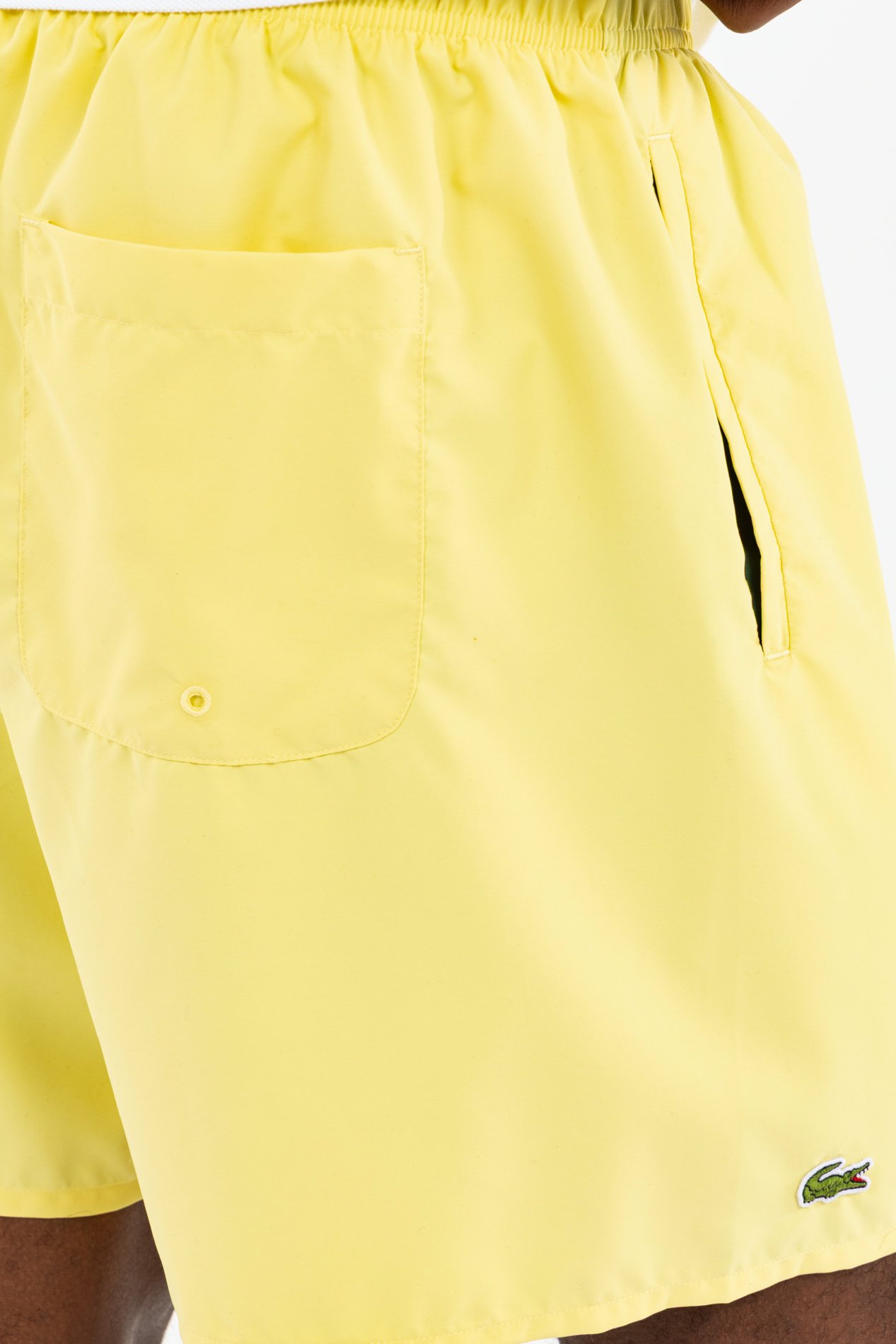 Short de bain LACOSTE Jaune