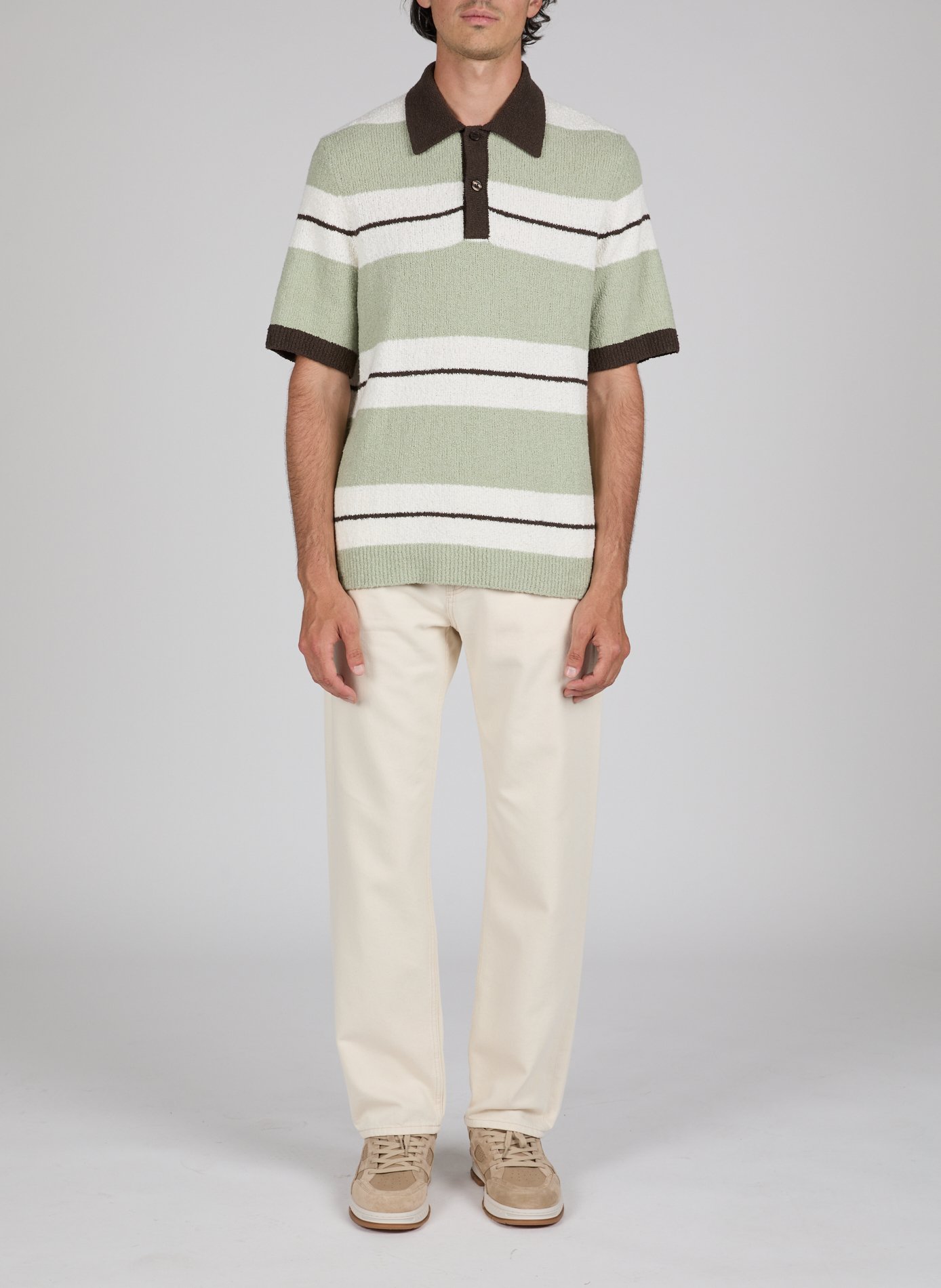 Sapedro blended cotton polo SAMSOE SAMSOE Green