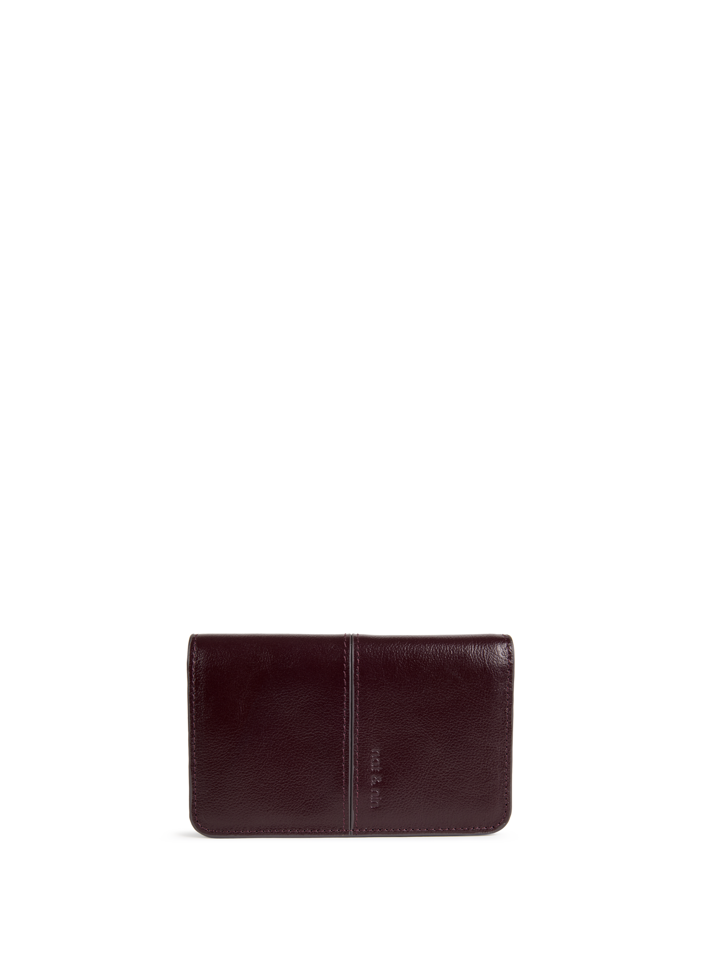 Portefeuille en cuir NAT & NIN Violet