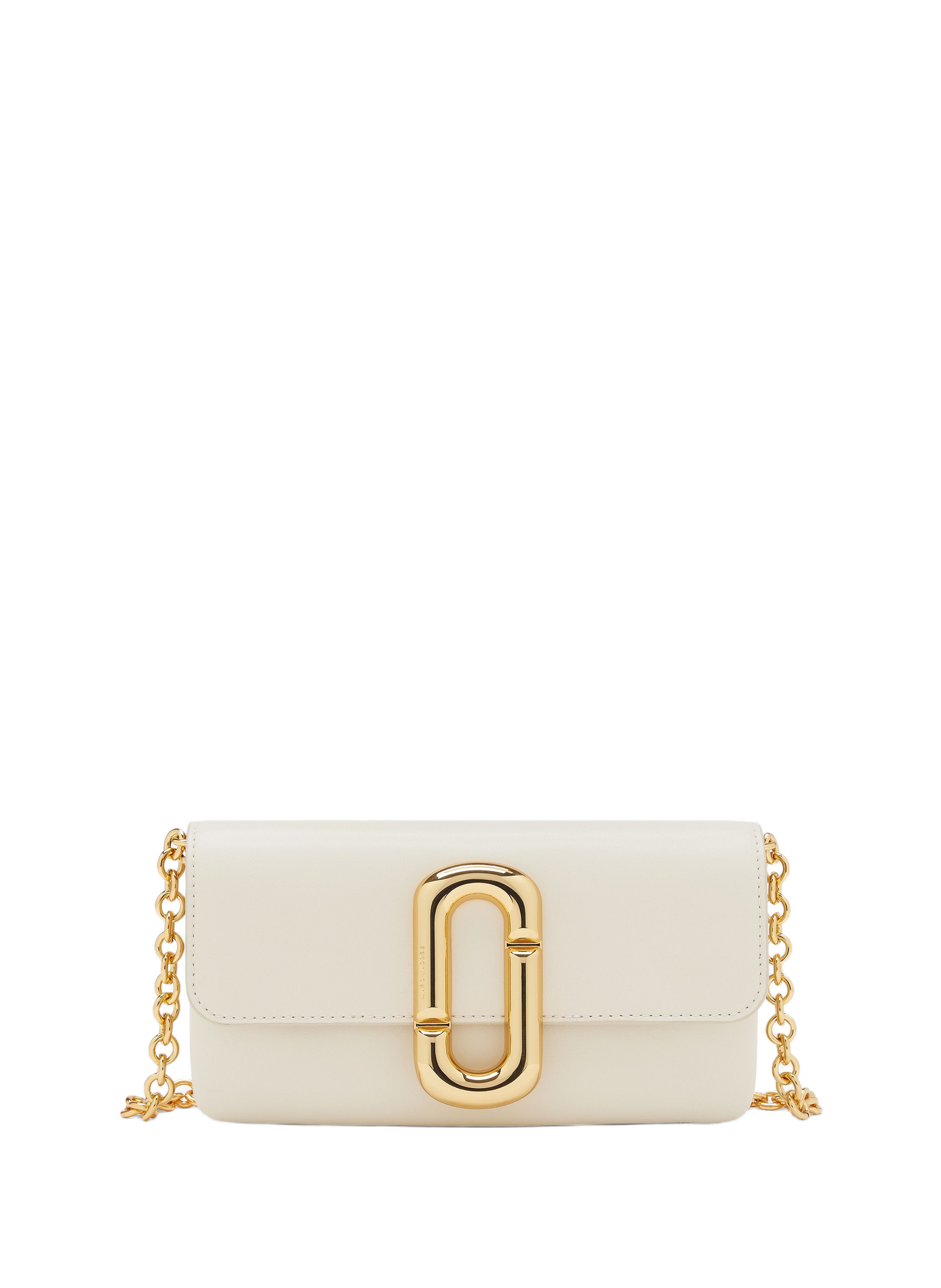 Portefeuille The Scene sur chaîne en cuir MARC JACOBS Blanc