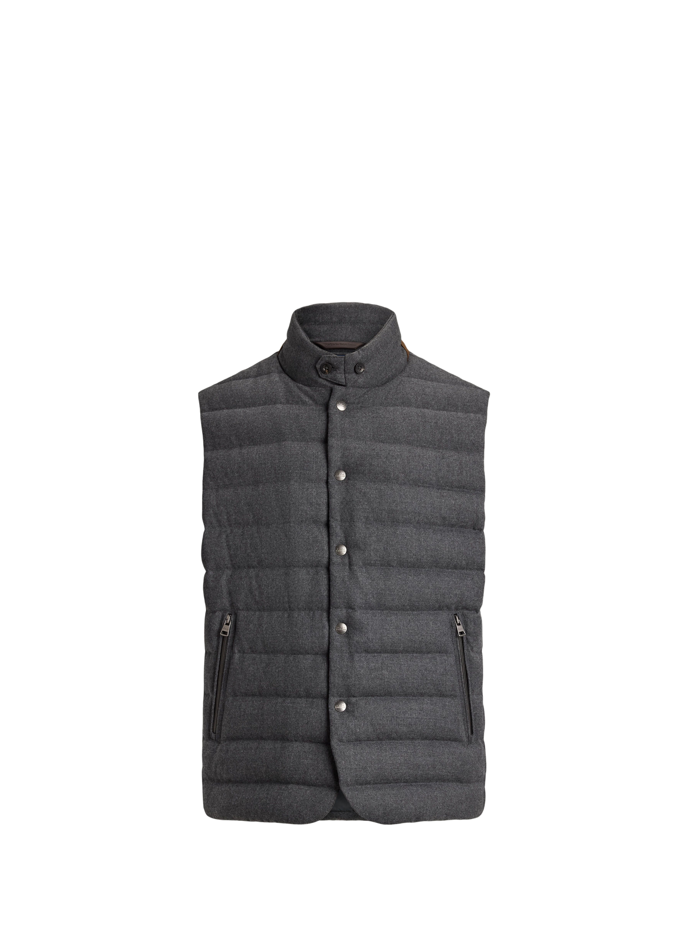 Blouson droit col montant sans manches POLO RALPH LAUREN Gris
