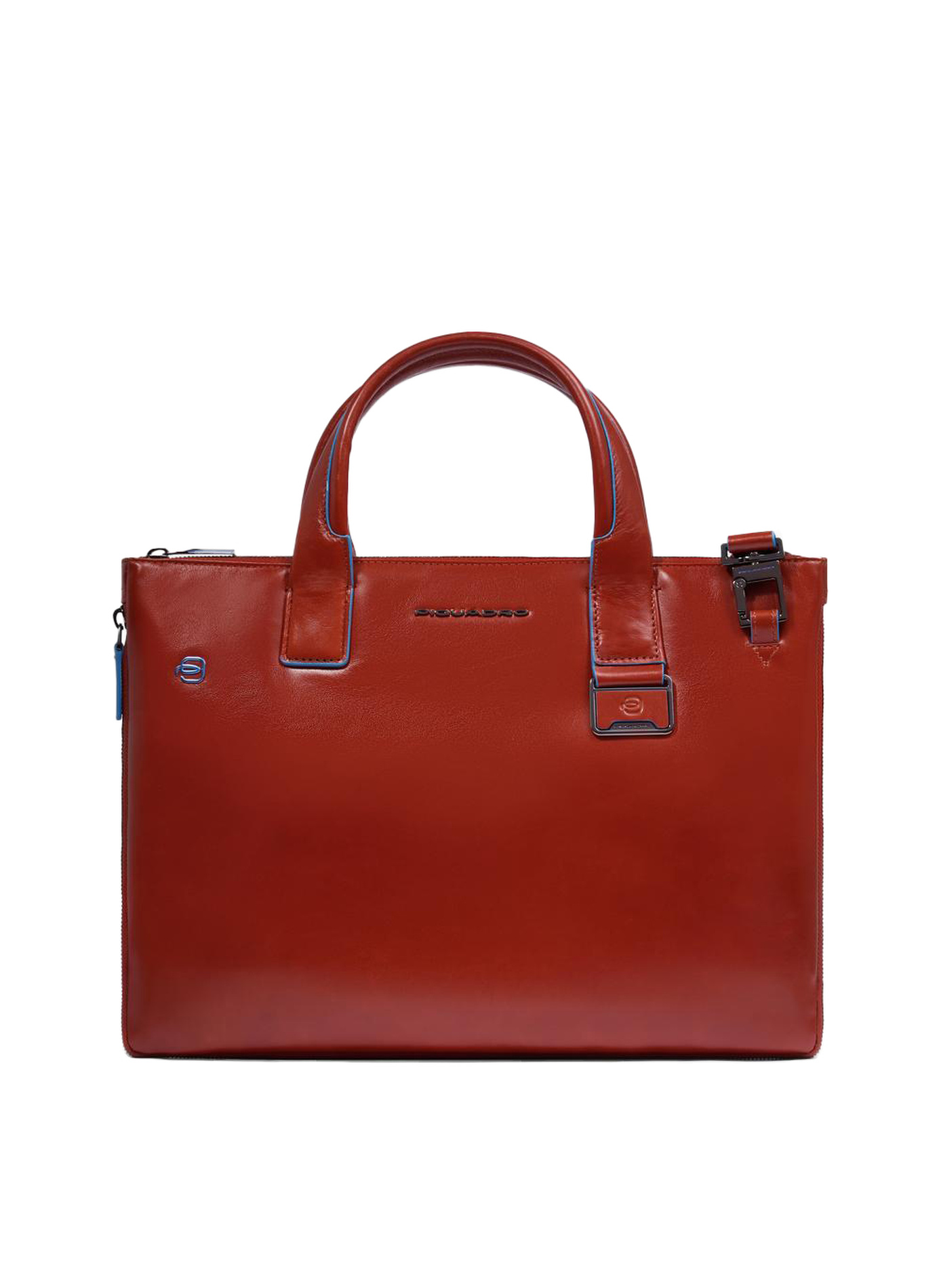 Sac à ordinateur mince 14" personnalisable PIQUADRO Marron