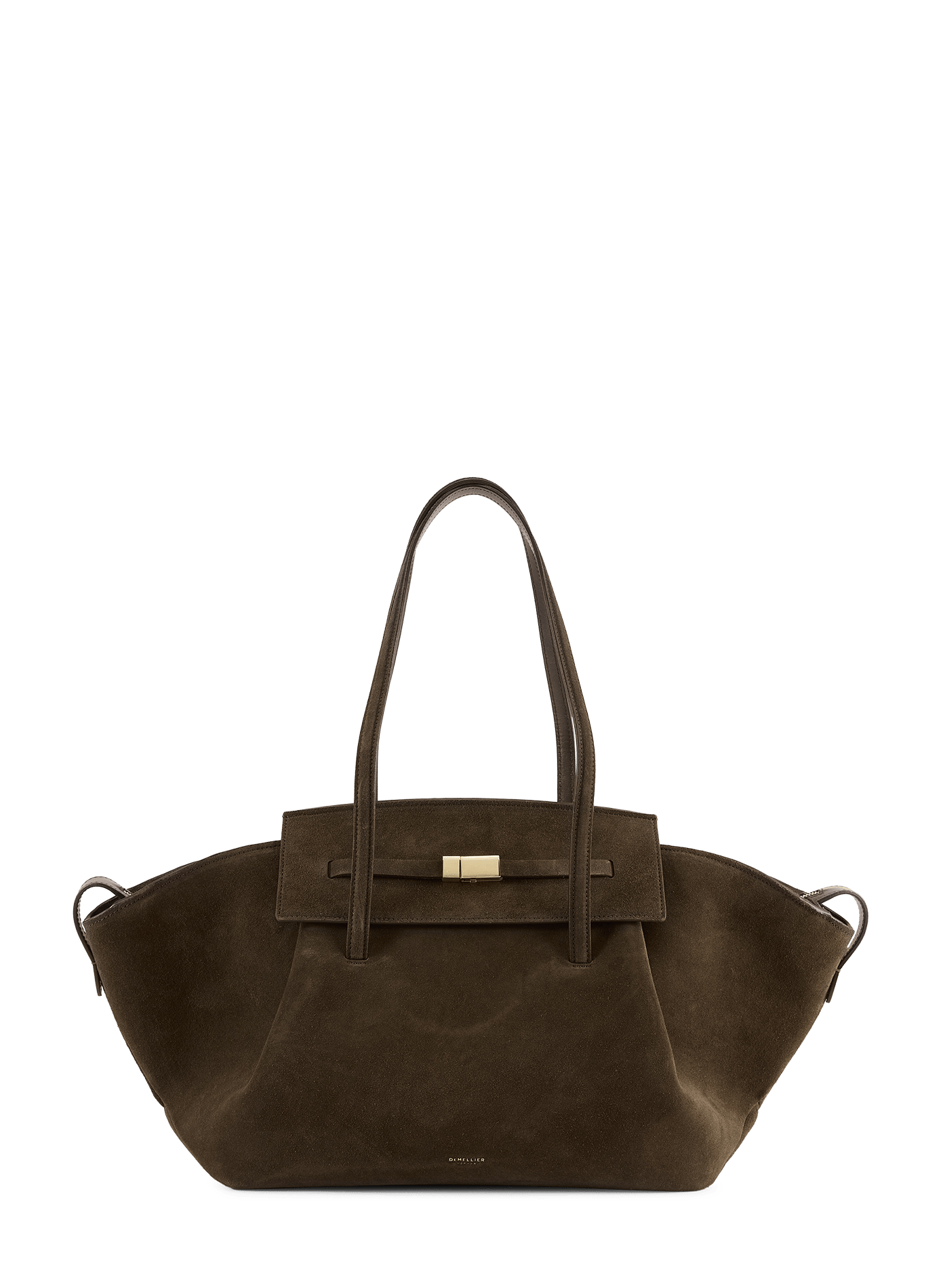 Brooklyn leather tote bag DEMELLIER LONDON Brown