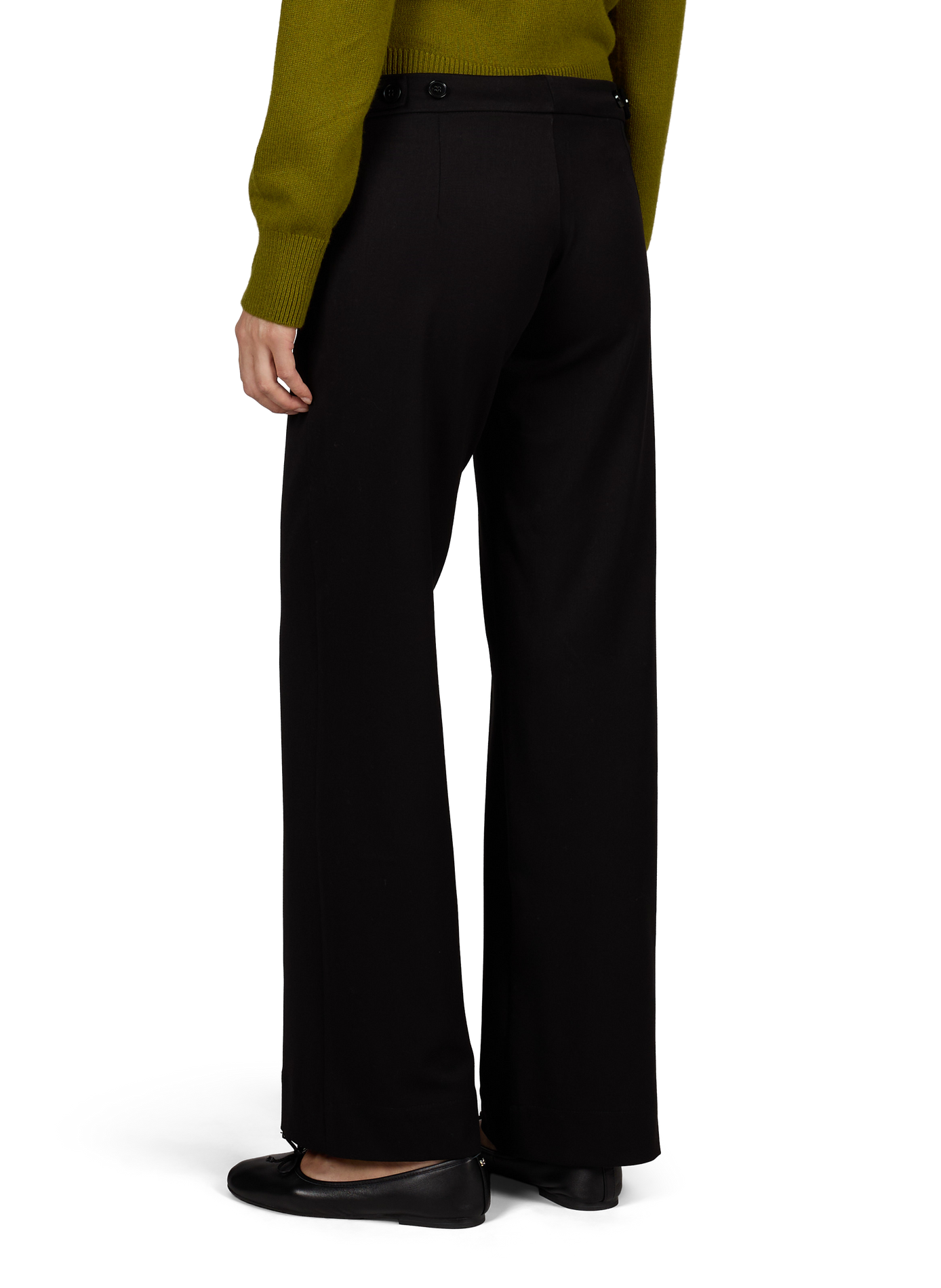 Wijde broek Pili in effen kleur GIMAGUAS Zwart