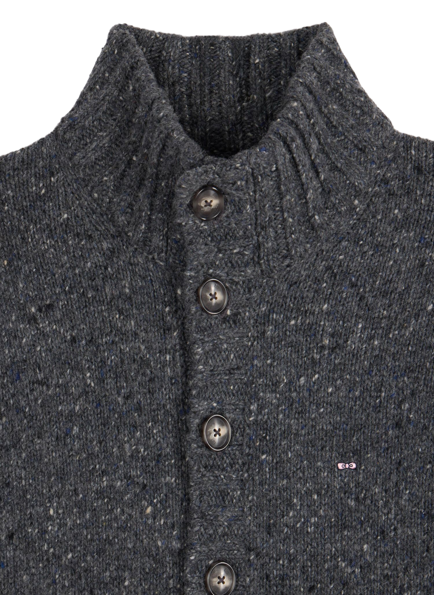 Straight-fit cardigan in a wool blend EDEN PARK Grey