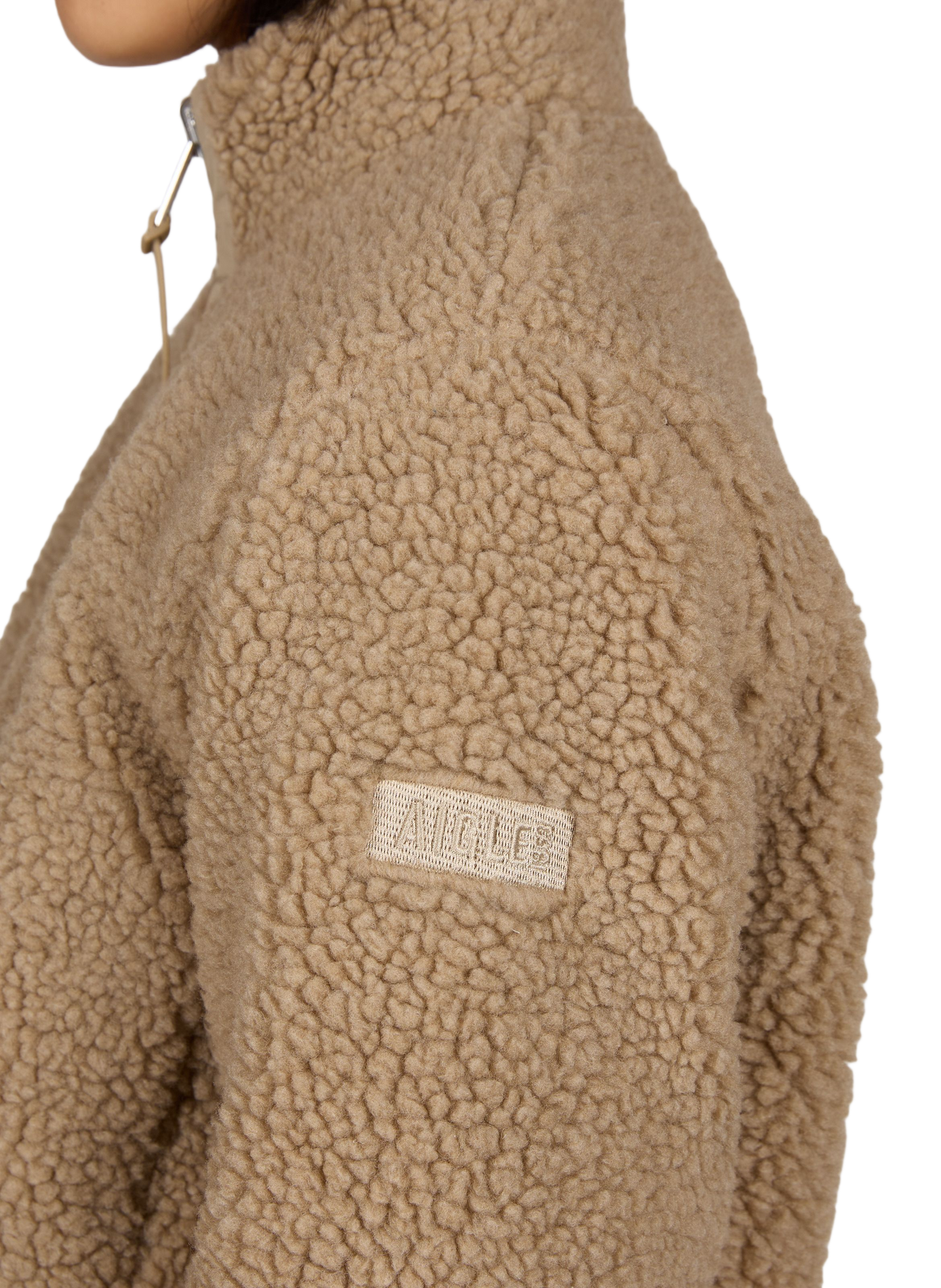 Straight jacket with high collar AIGLE Beige