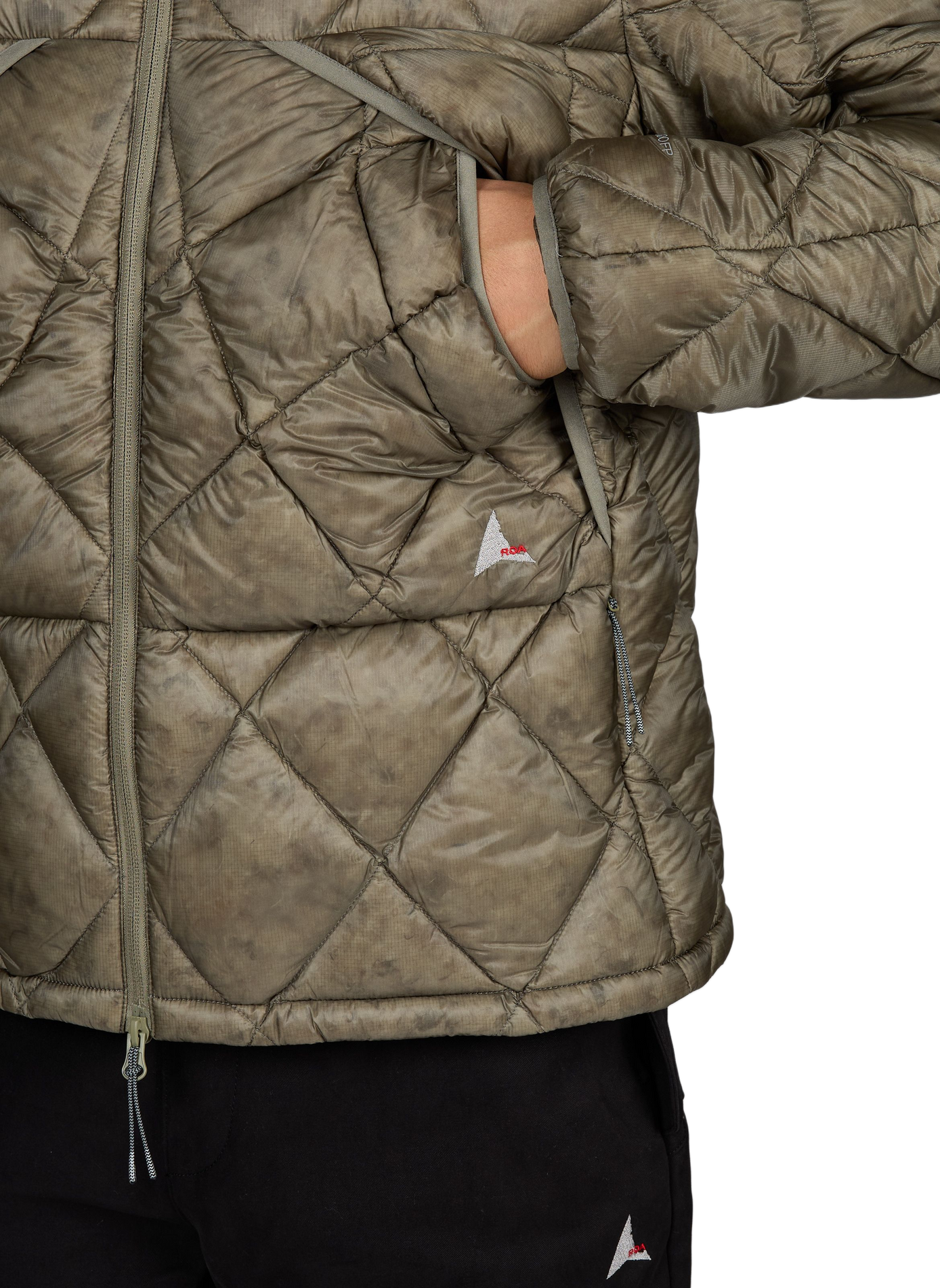 Weit geschnittene Steppjacke ROA Grun