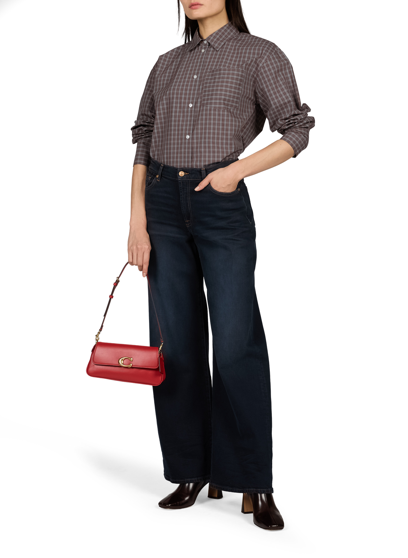 Jeans large Lotta Tailorless en coton mélangé 7 FOR ALL MANKIND Bleu