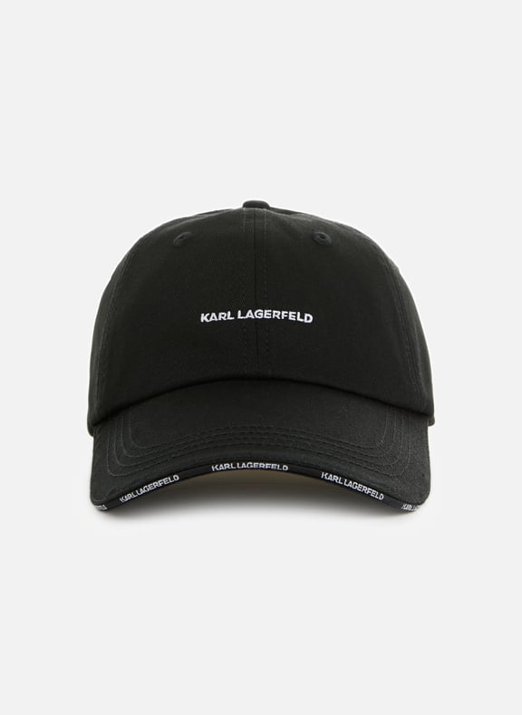 K/Essential cotton baseball cap Black by KARL LAGERFELD KARL LAGERFELD K/Essential cotton baseball cap Black