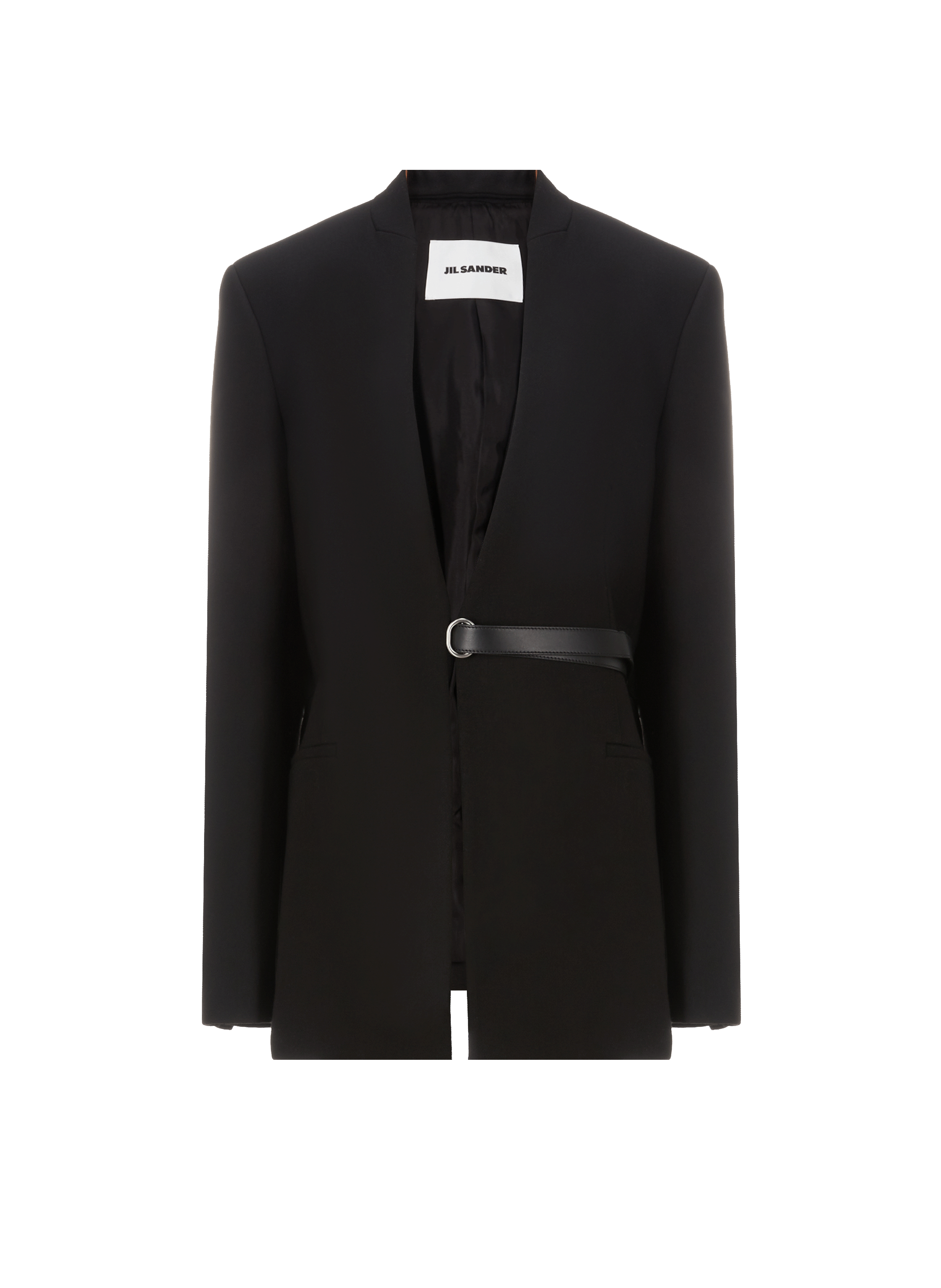 Virgin wool suit jacket JIL SANDER Black