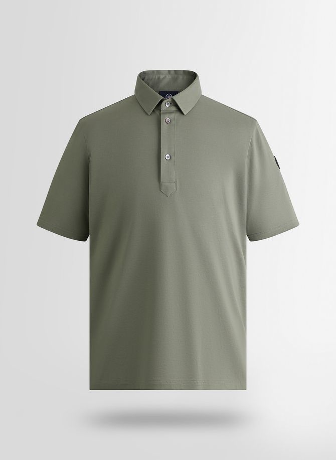 Polo manches courtes germain col chemise coupe droite FUSALP