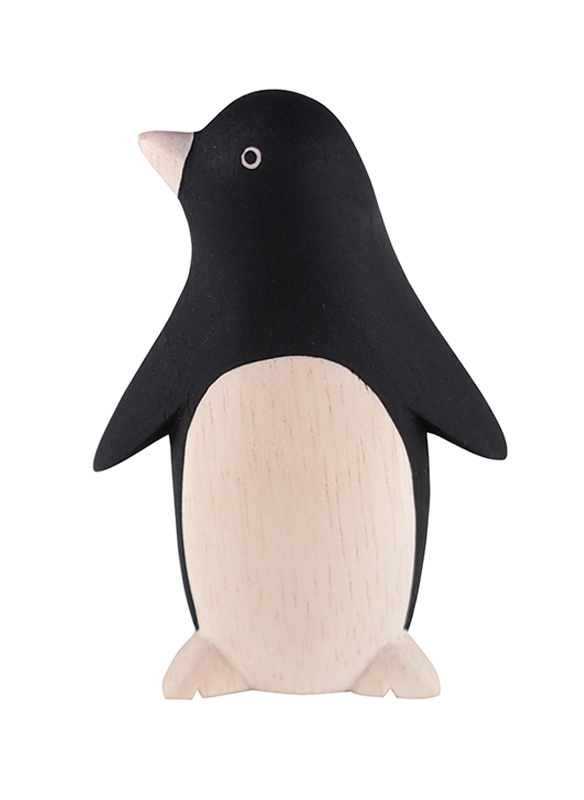 T-LAB Figurine Pingouin Multicolore