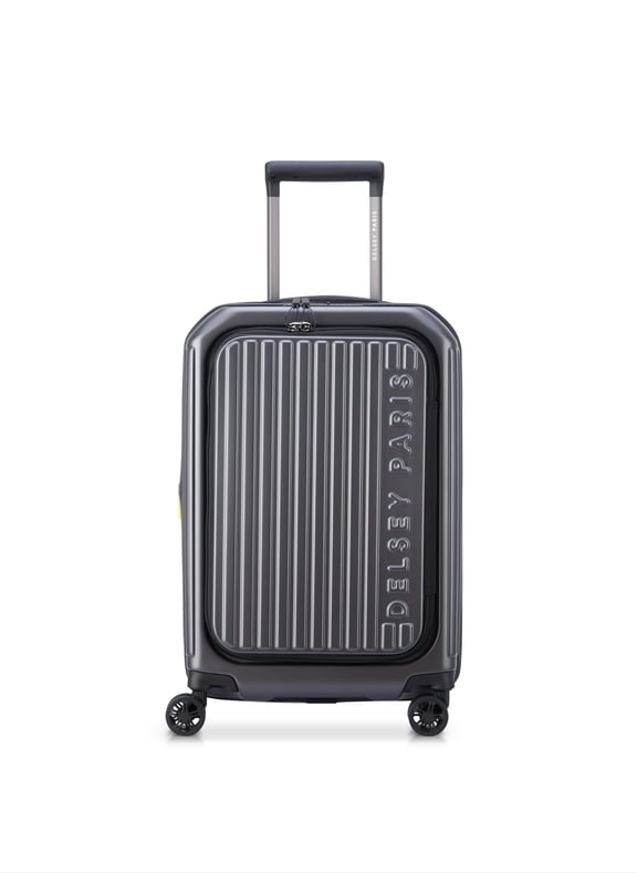 Valise cabine rigide taille s - securitime zip Gris by DELSEY PARIS DELSEY PARIS Valise cabine rigide taille s - securitime zip Gris