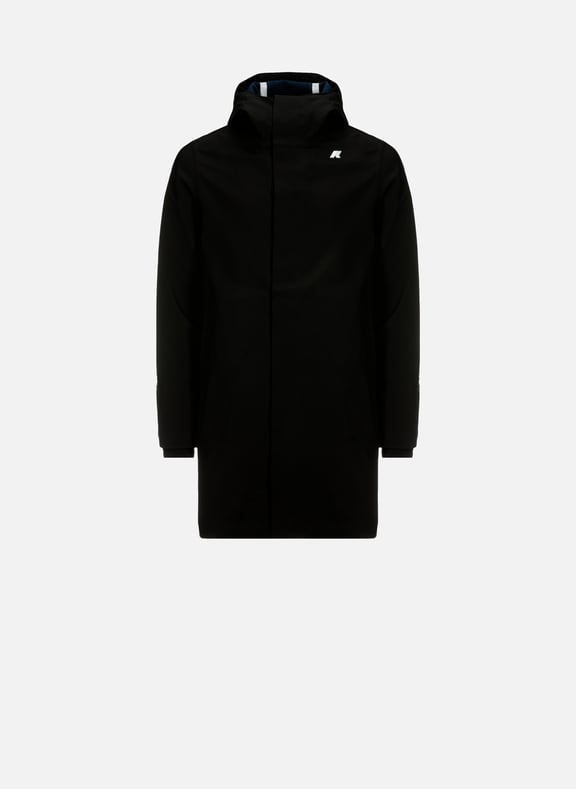Mid-length jacket Black by K-WAY K-WAY Mid-length jacket Black